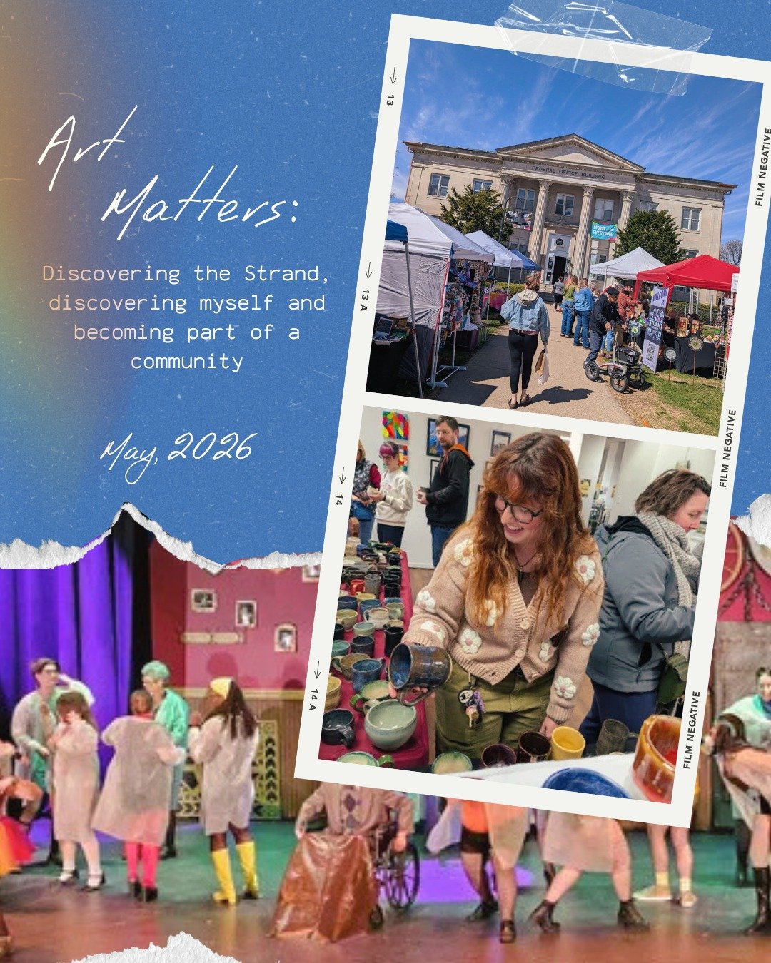 Our very own Membership Coordinator Kasey graced our Art Matters Blog with some of her thoughts this May! 🥰🌷✨

We are so grateful she took the time to share some of her personal experiences about our growing community here at the Strand, and what i