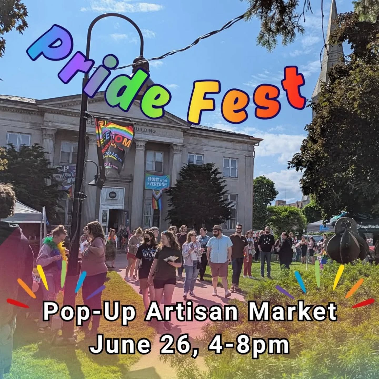 Call for Vendors! Call for Vendors! 📣🤩

We will be having a special pop-up Artisan Market during Pride Fest this year! Along with all the other activities and tables that will be at the event, local artists and vendors are invited to table at the e