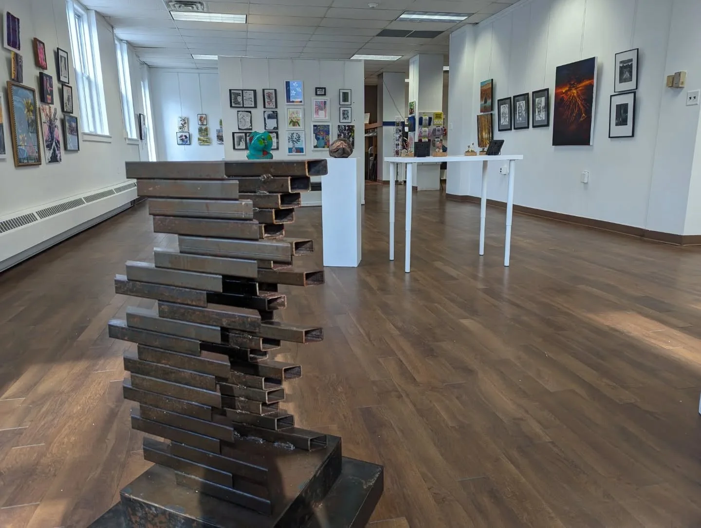 There are a few days left to see Holding Space, a collaborative exhibition between the Strand Center for the Arts and BHSH for Mental Health Month in May 🎨🧠 

Come see the 129 pieces of amazing artwork made by 35 different artists composed of Stran
