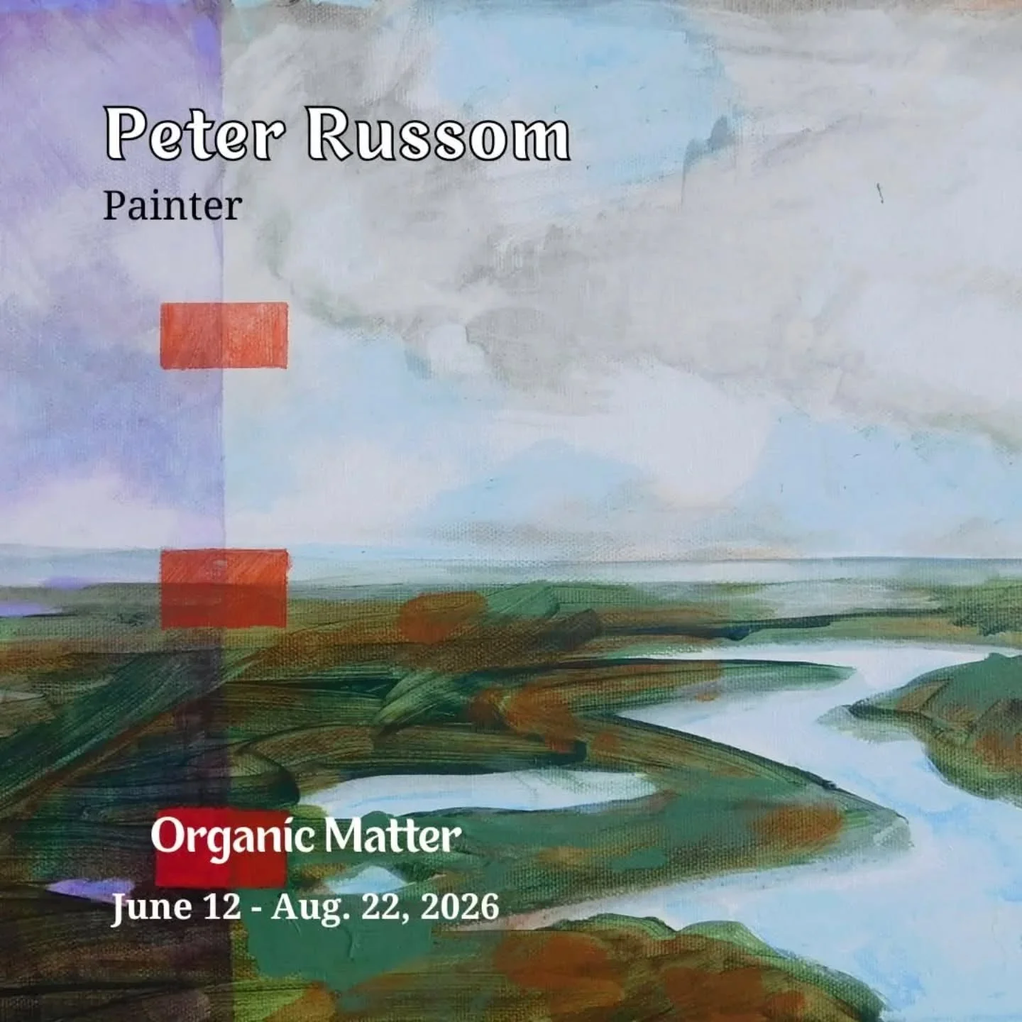 Presenting Peter Russom, one of six artists in our next exhibition, Organic Matter 🦠

"The paintings being exhibited in Organic Matter are derived from the natural transitions found in my studio practice.  Offering a range of representational a