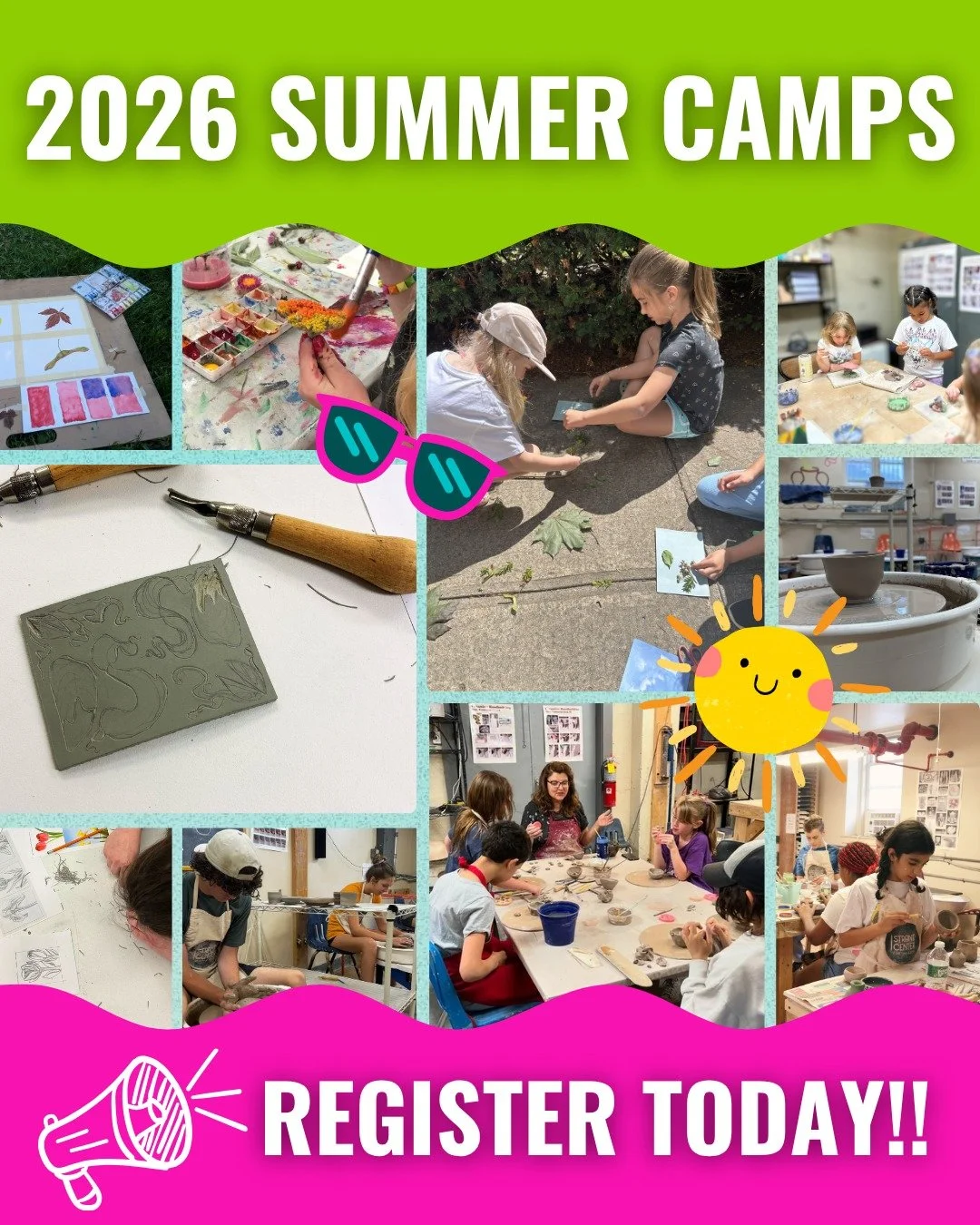 We can't believe our Summer Camps are just around the corner! 😳✨🎨Clay, printmaking, painting... the list goes on!

We are happy to share that we still have some spots left in a few of our summer camps! Swipe to check it out! 😍🥰

Summer camp regis
