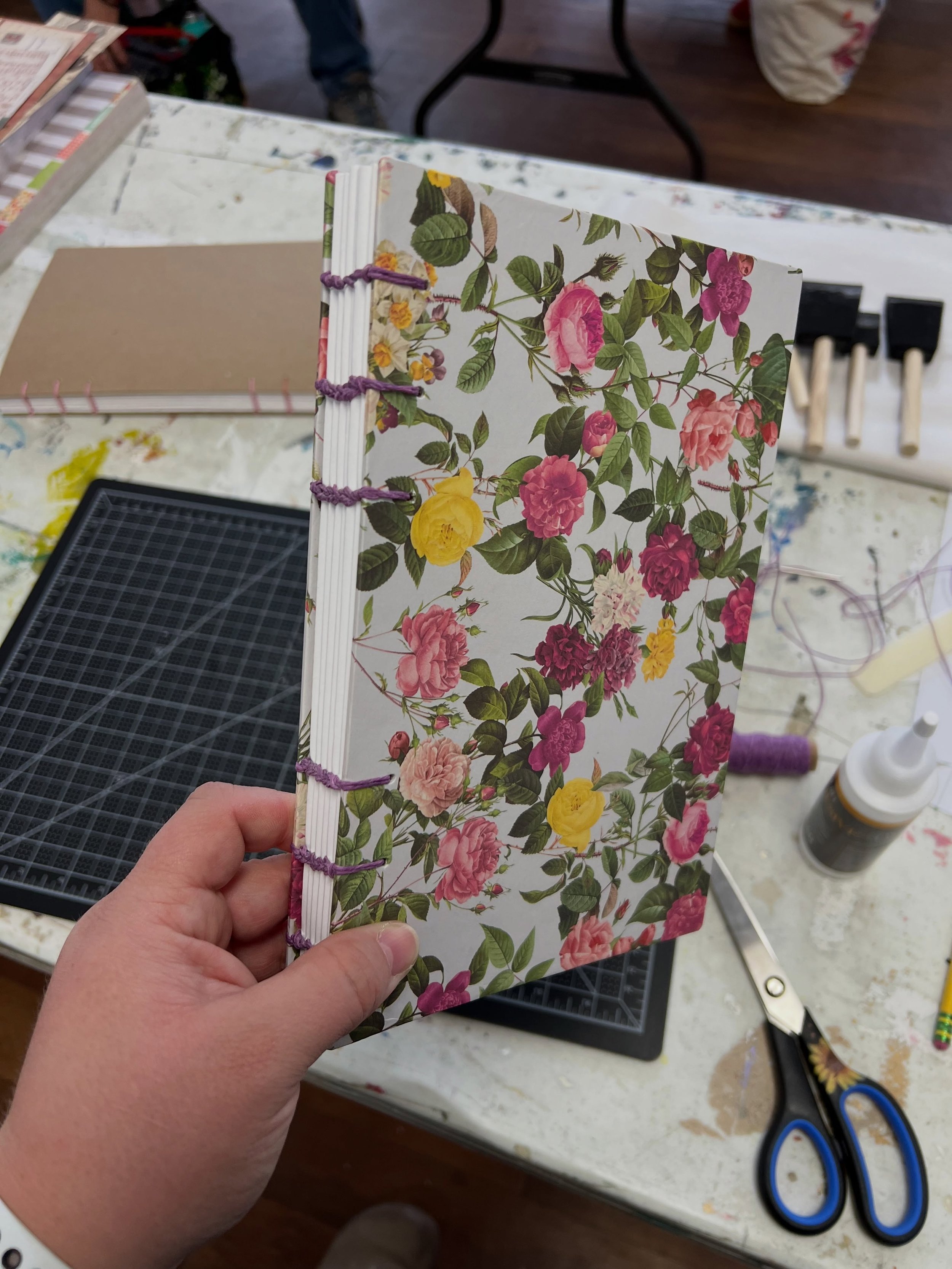 Have you always wanted to create your own sketchbook? 🤩 Join us for one of our upcoming DIY: Coptic Stitch Sketchbooks classes this summer! 🪡📚 

📆 Class meets: Saturday, July 11th, 10:30am-1:30pm

👉 For more info &amp; to register: https://www.s