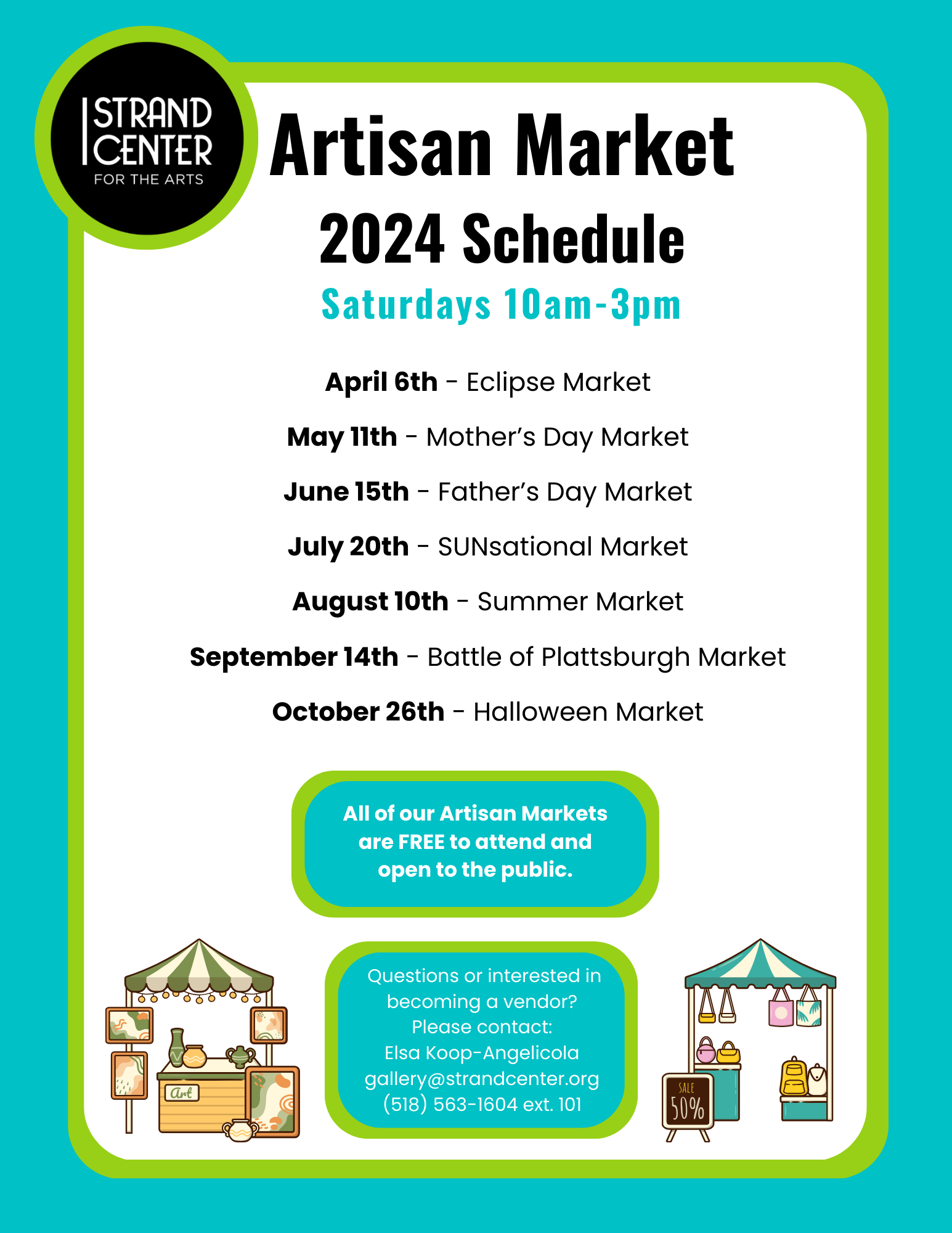 Artisan Markets — The Strand Center for the Arts