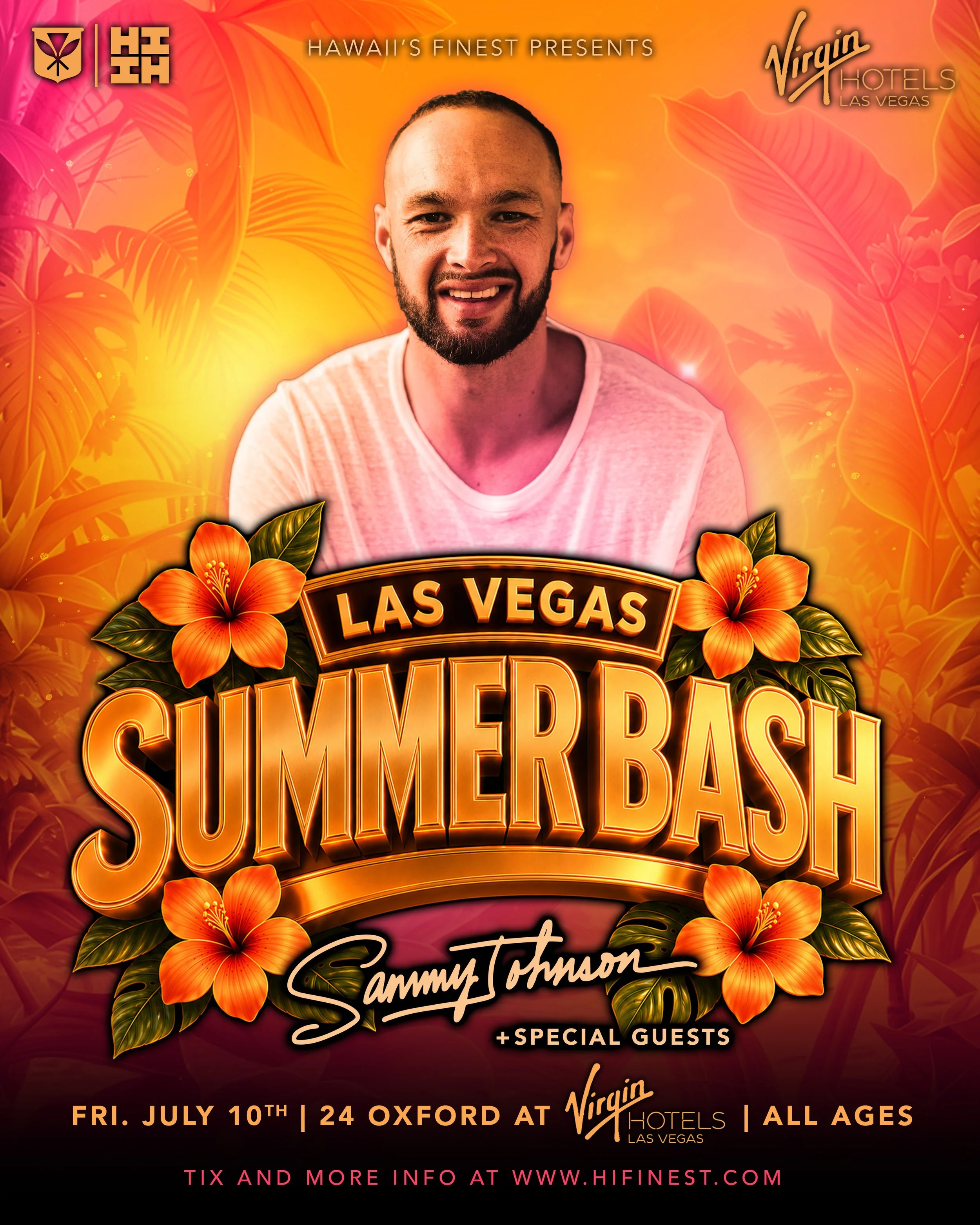 Las Vegas Summer Bash f. Sammy Johnson + Special Guests