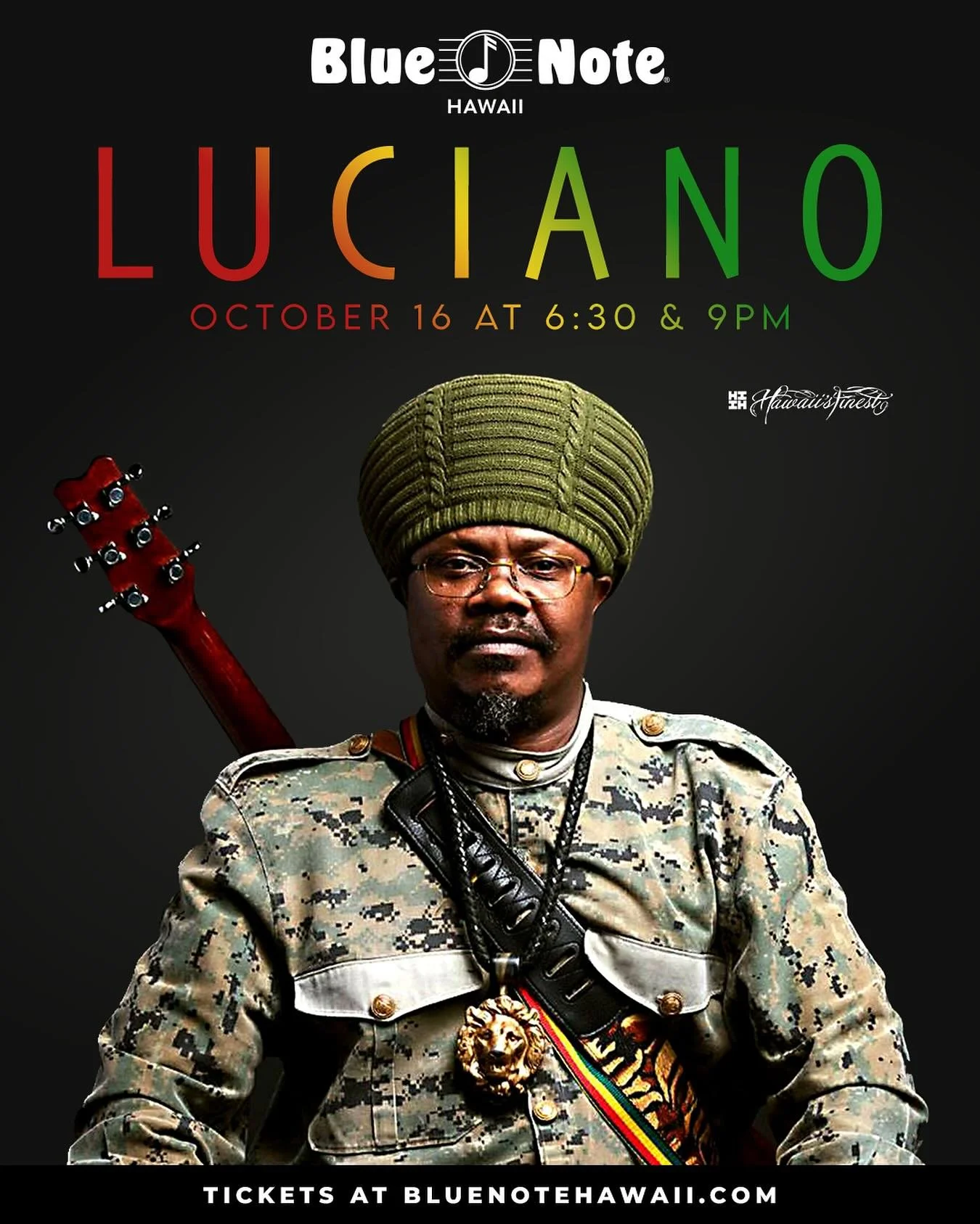 🚨GIVEAWAY🚨 
We&rsquo;re giving away 6 Pairs of Luciano Tickets Tonight at 8pm! 
⬇️
1.Follow @hawaiisfinestclothing 
⬇️
2.Double Tap this Post
⬇️
3.Tag 10 of your HOMIES that be down to attend! #LucianoLive
⬇️
4.For extra points - repost this pic to