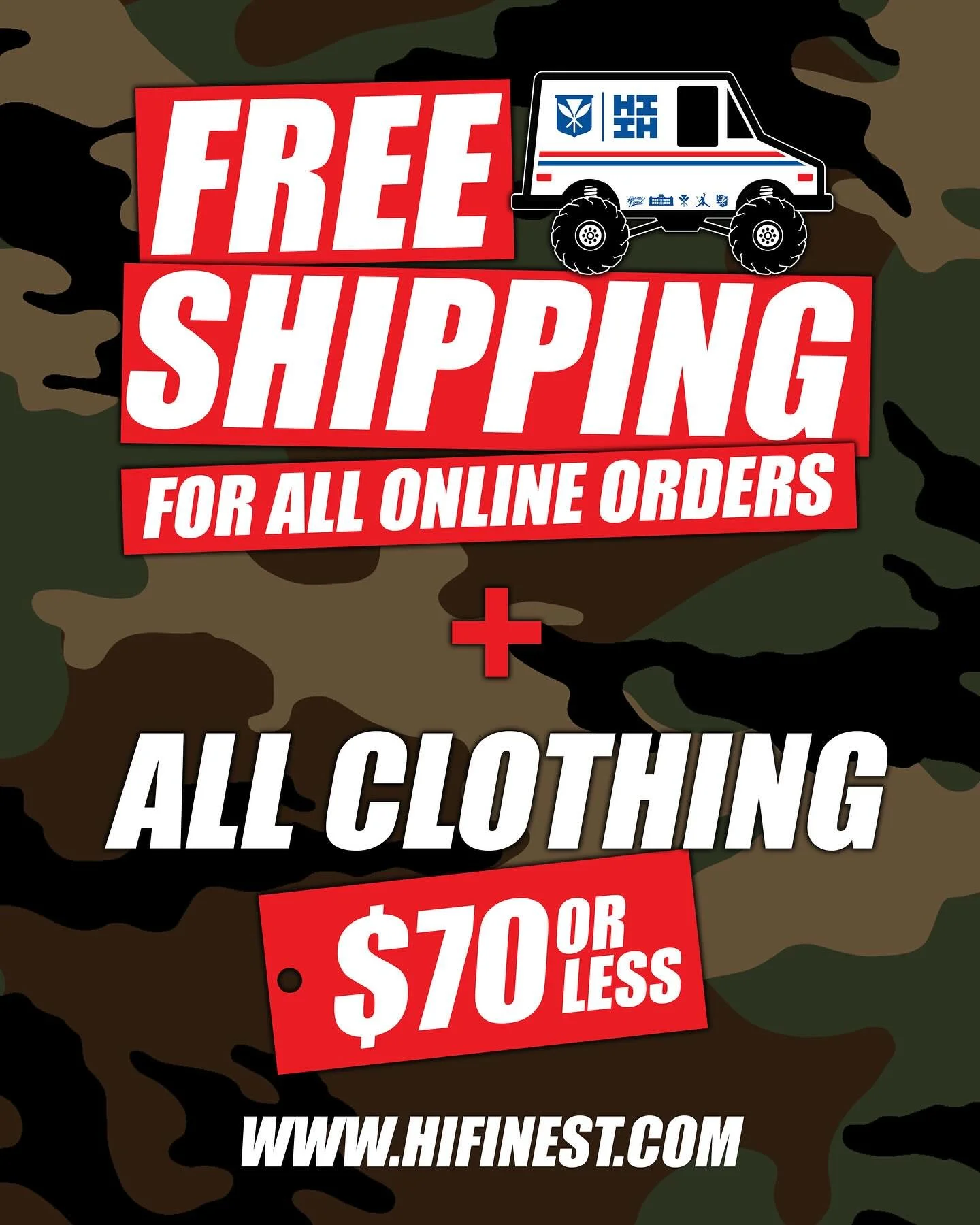 🚨Starting Friday Oct. 17 at 10am🚨

Hawai&lsquo;i&rsquo;s Finest has always been about the people. 💯

We see the struggles, we feel it too &mdash; so we&rsquo;re doing our part: everything $70 or less, no shipping fees, and weekly releases featurin