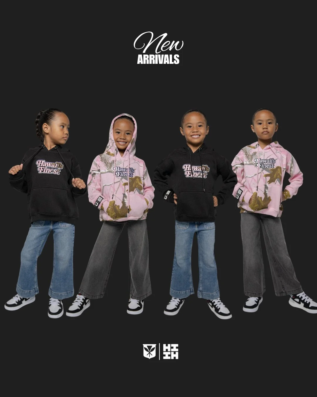 New Keiki Hoodies available in both pink and black Hoodies from our Pink Panther Collection. #HIFinest