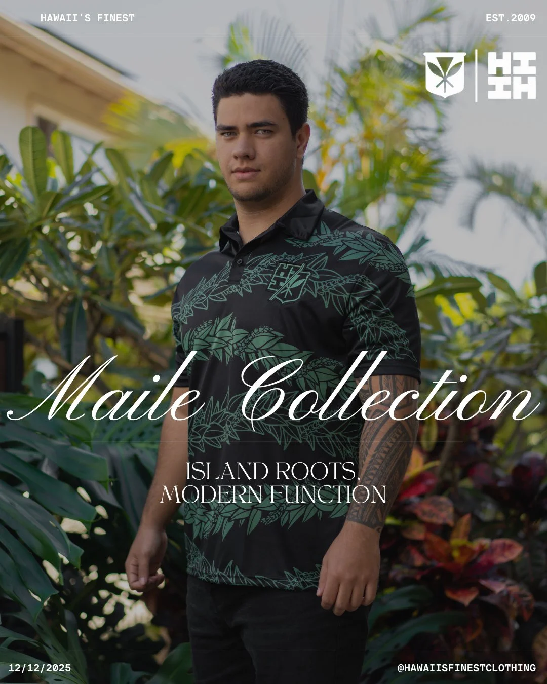 Maile Lei Collection ⁠
⁠
New Collection for Men's, Women's and Keiki. This Collection features a new Women's Crop Rain Jacket. Set your Calendars for tomorrow. #HIFinest