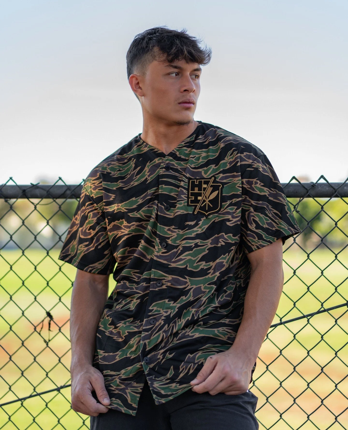 Looking for a New Jersey? ⁠
⁠
Shop with us tomorrow In Store x Online for our Tiger Camo Baseball Jersey. #HIFinest