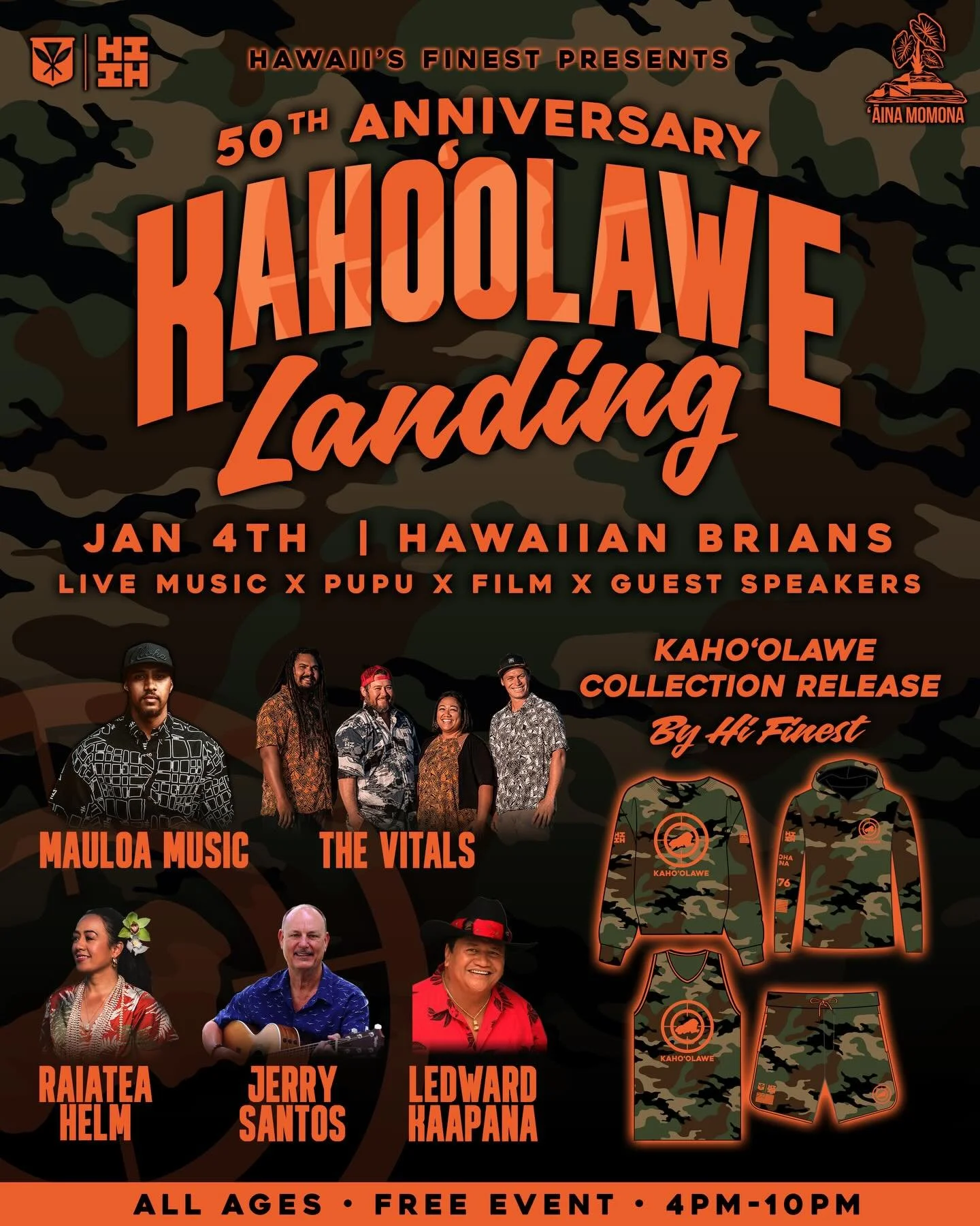 50th Anniversary Kaho’olawe Landing