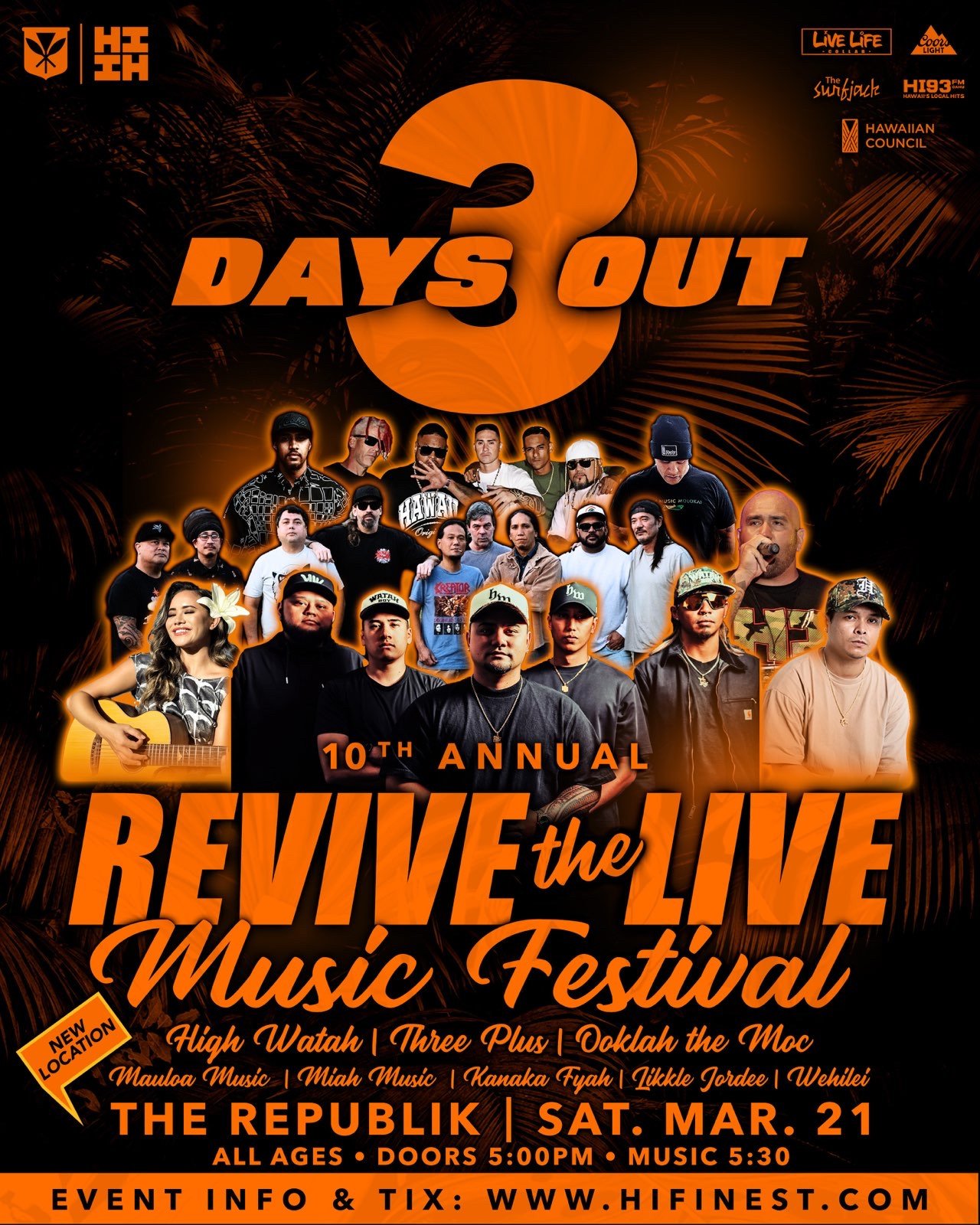 🚨Just loaded up 20 tickets online for this Saturday Night Show... Get Yours Now at www.HIFinest.com ⁠🚨⁠
⁠
#HIFinest #ReviveTheLive