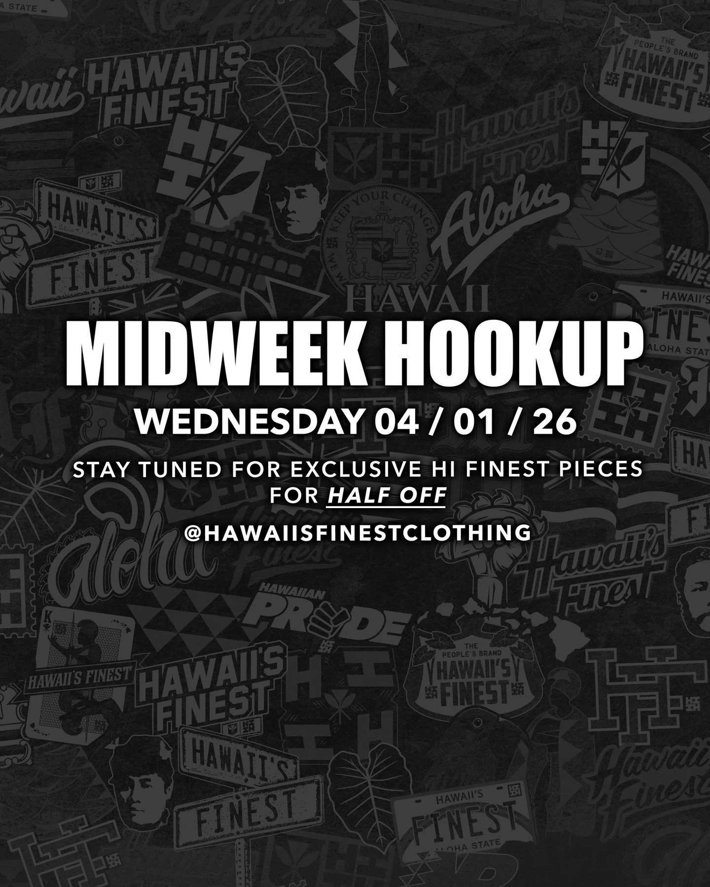 ‼️ DEALS DEALS DEALS ‼️

Stay tuned for Midweek Hookup with HI Finest pieces on sale! Set your alarms at 6PM, you don&rsquo;t want to miss this Fam. #HIFinest