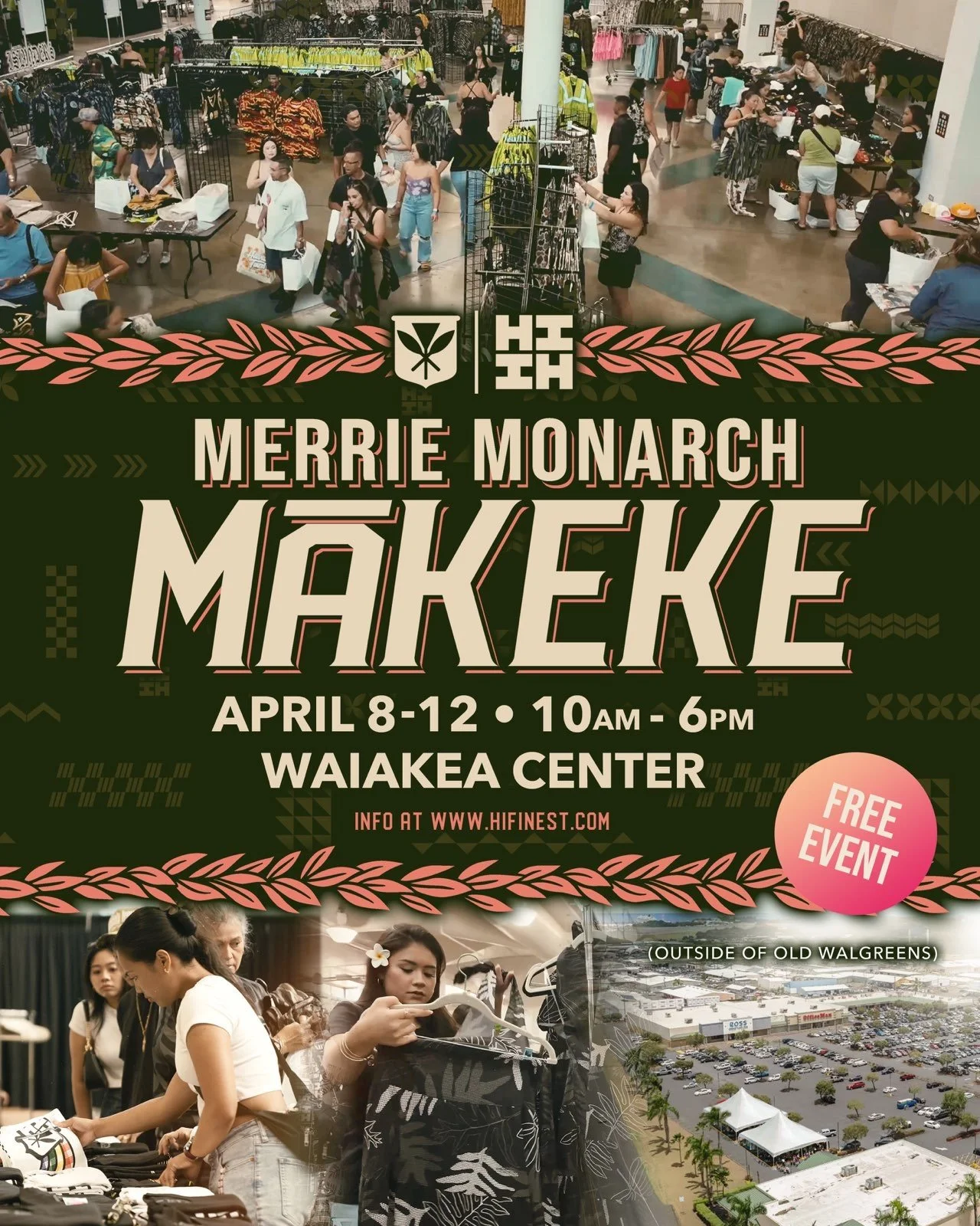 Aloha Ohana... come check us out this Wednesday in HIlo at the Waiakea Center! We'll be there Wed -Sunday 10am-6pm! ⁠
⁠
#HIFinest #MerrieMonarch2026