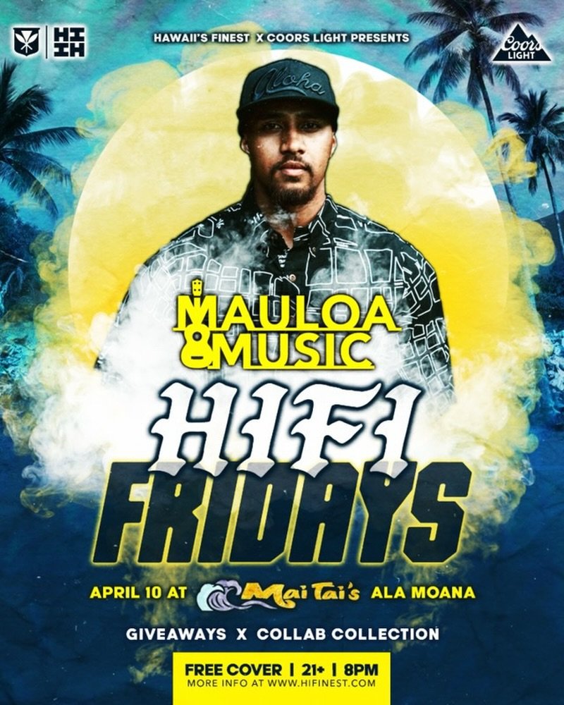See you all tonight at @MaiTaisAlaMoana &hellip;Get there early it&rsquo;s going to be Packed!!! #HIFinest