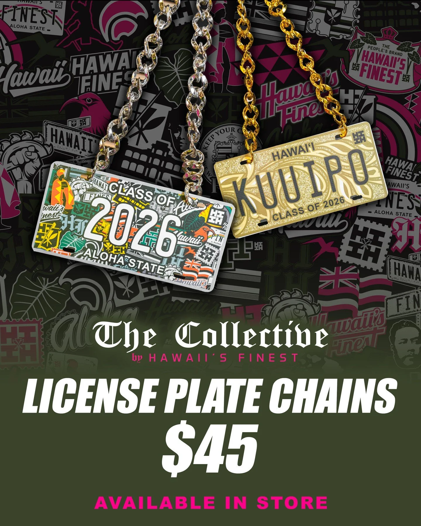 It's Graduation Season, place an order at #TheCollectivebyHIFI for one of these Hammah Chain Leis. You can customize it to your Graduates liking.