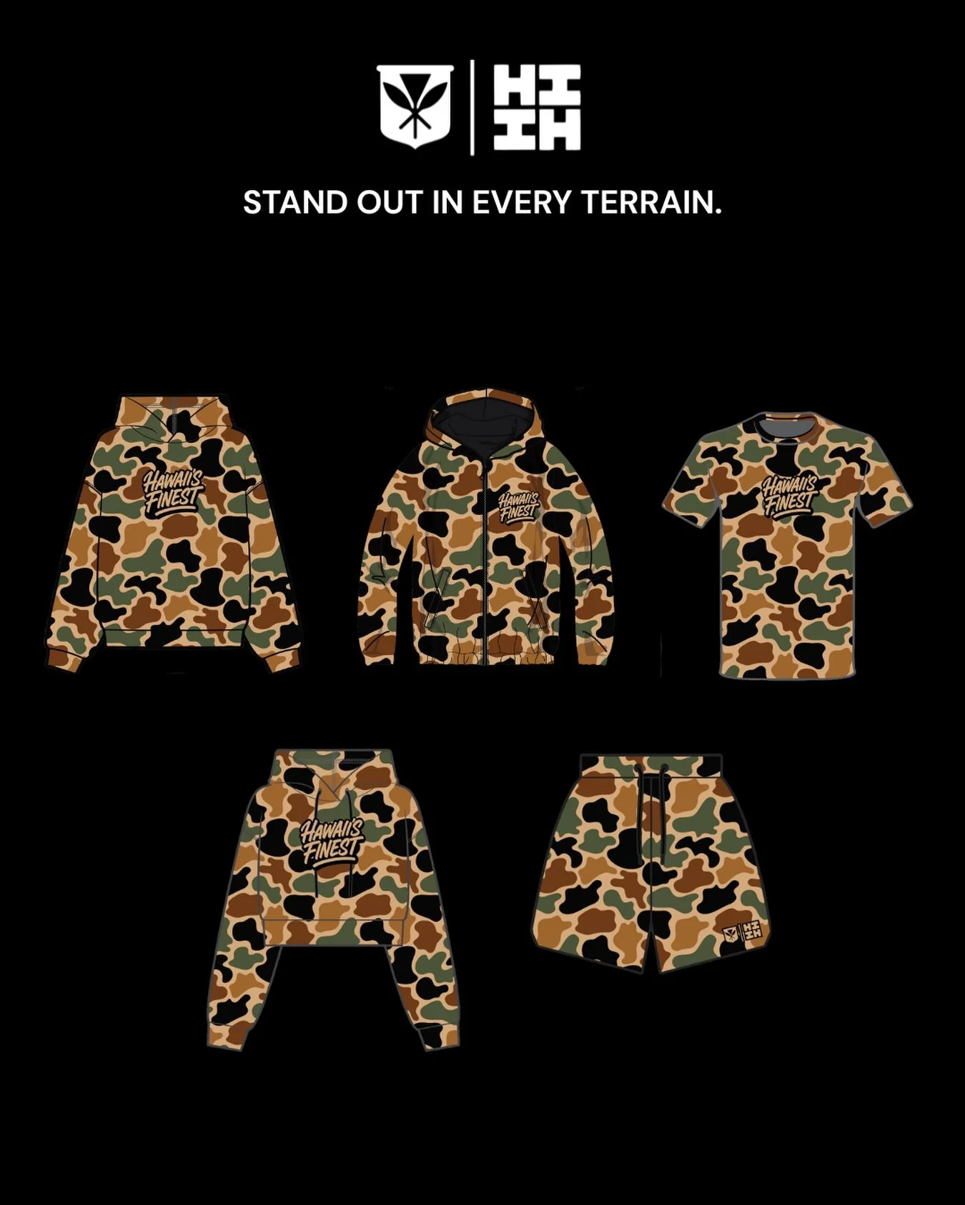 Stand out in every terrain. #HIFinest 

Shop our Duck Camo Collection this Friday In Store x Online.