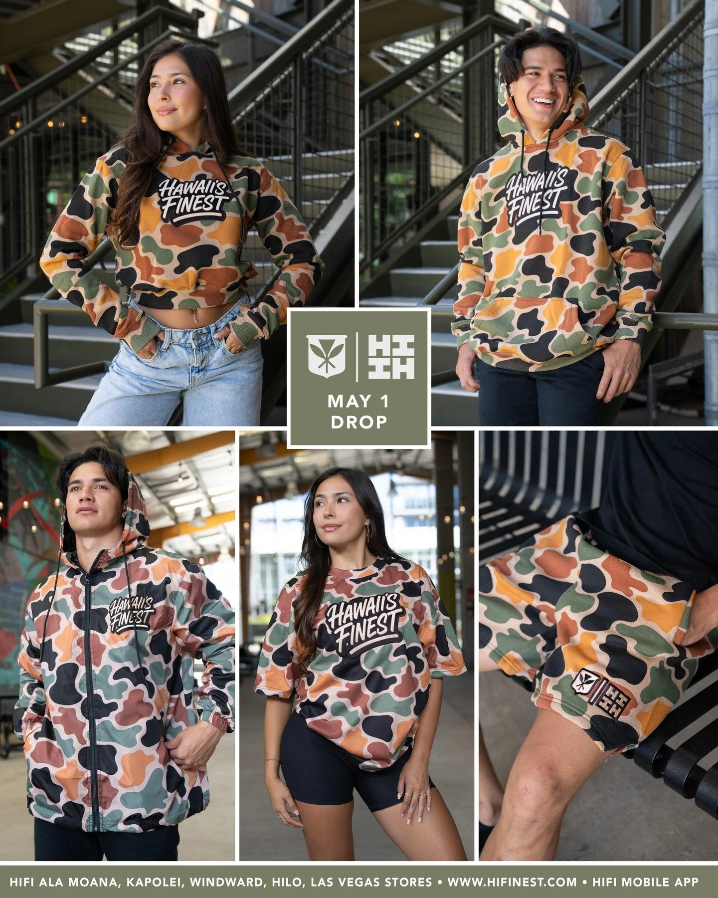 New Duck Camo available In Store x Online ⁠
This Collecition features a fresh Camo, and classic styles that are a must have for this summer season. Available In Store x Online.⁠
⁠
WHITE OUT - #TheCollectivebyHIFI ⁠
New Simple Collection available at 