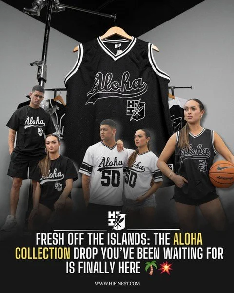 Fresh off the islands: The Aloha Collection Drop you&rsquo;ve been waiting for is FINALLY here. #HIFinest