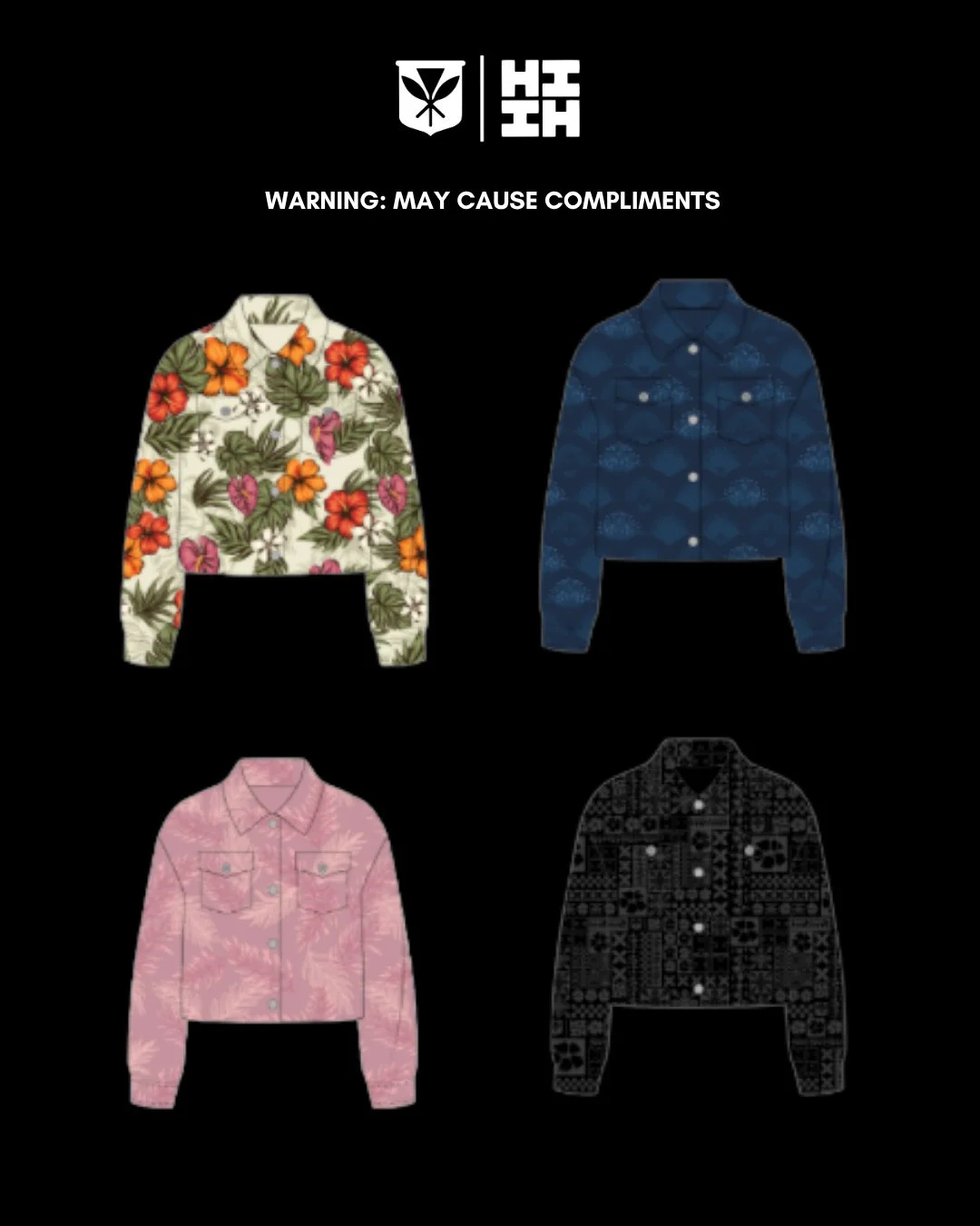 WARNING: May Cause Compliments ⁠
⁠
New Denim Jackets are dropping this Friday In Store x Online. #HIFinest