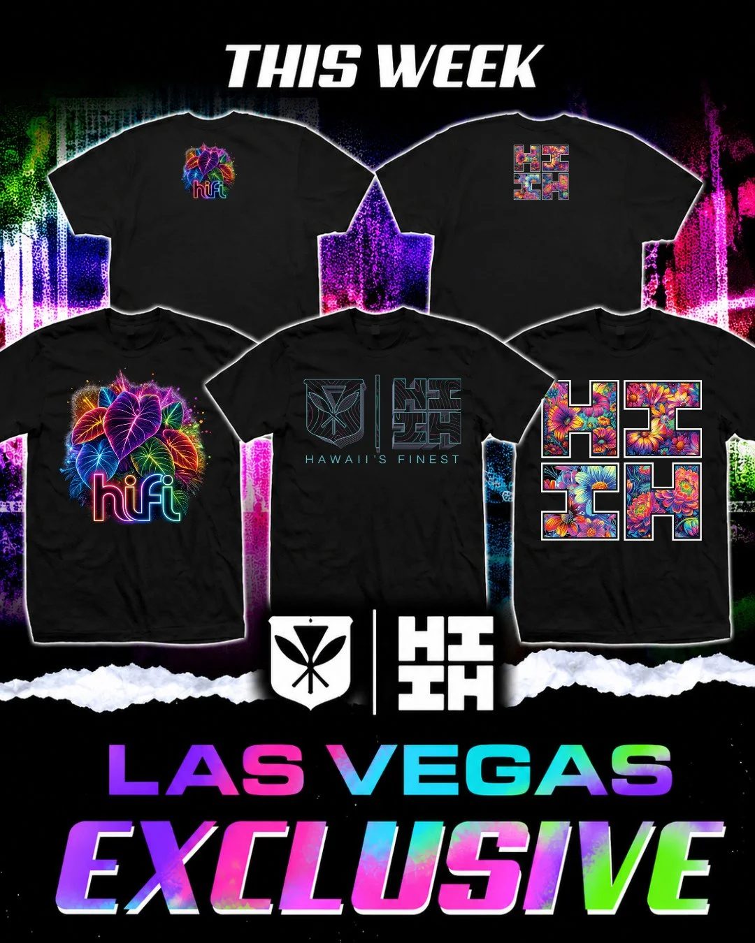 LAS VEGAS EXCLUSIVE⁠
⁠
New Tees dropping this Friday at our Hi Finest Las Vegas location. ⁠
#HIFinest