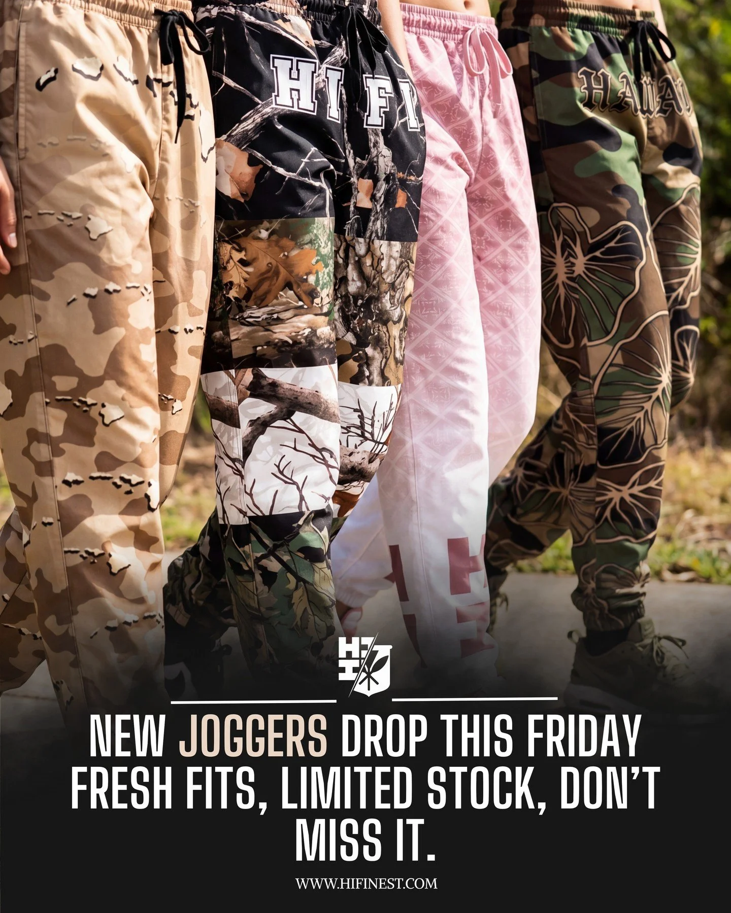 New Joggerd drop this Friday. Fresh Fits, limited stock, don't miss it. #HIFinest