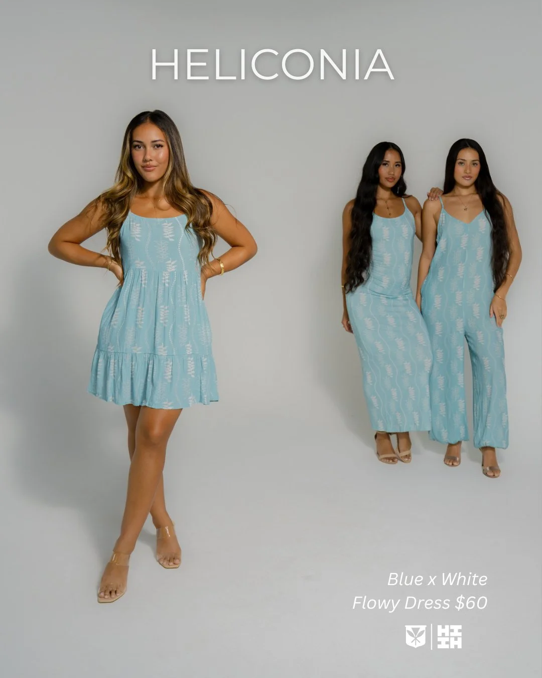 Some of our pieces from this week's drops - Heliconia Collection front and center. Featuring our Flowy Dress, Fitted Dress, and Tie Jumpsuit. ⁠
⁠
All pieces are perfect for every local occasion. From Back to School, 1st Baby Showers, Date Night. We g