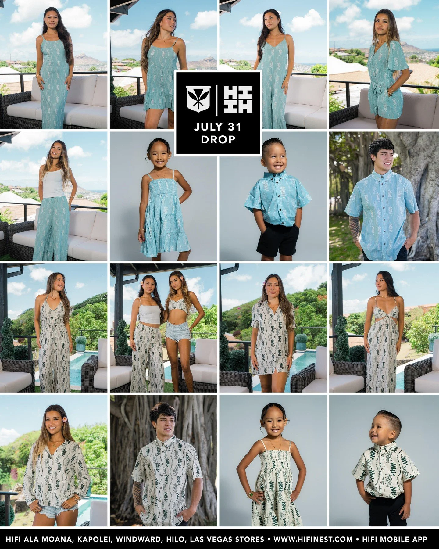 It&rsquo;s Aloha Friday, meaning&hellip;.
We have a New Collection! This Collection features beautiful pieces for Men&rsquo;s, Women&rsquo;s and Keiki. Shop our two colors tan/green or blue/white. Available now In Store x Online #HIFinest