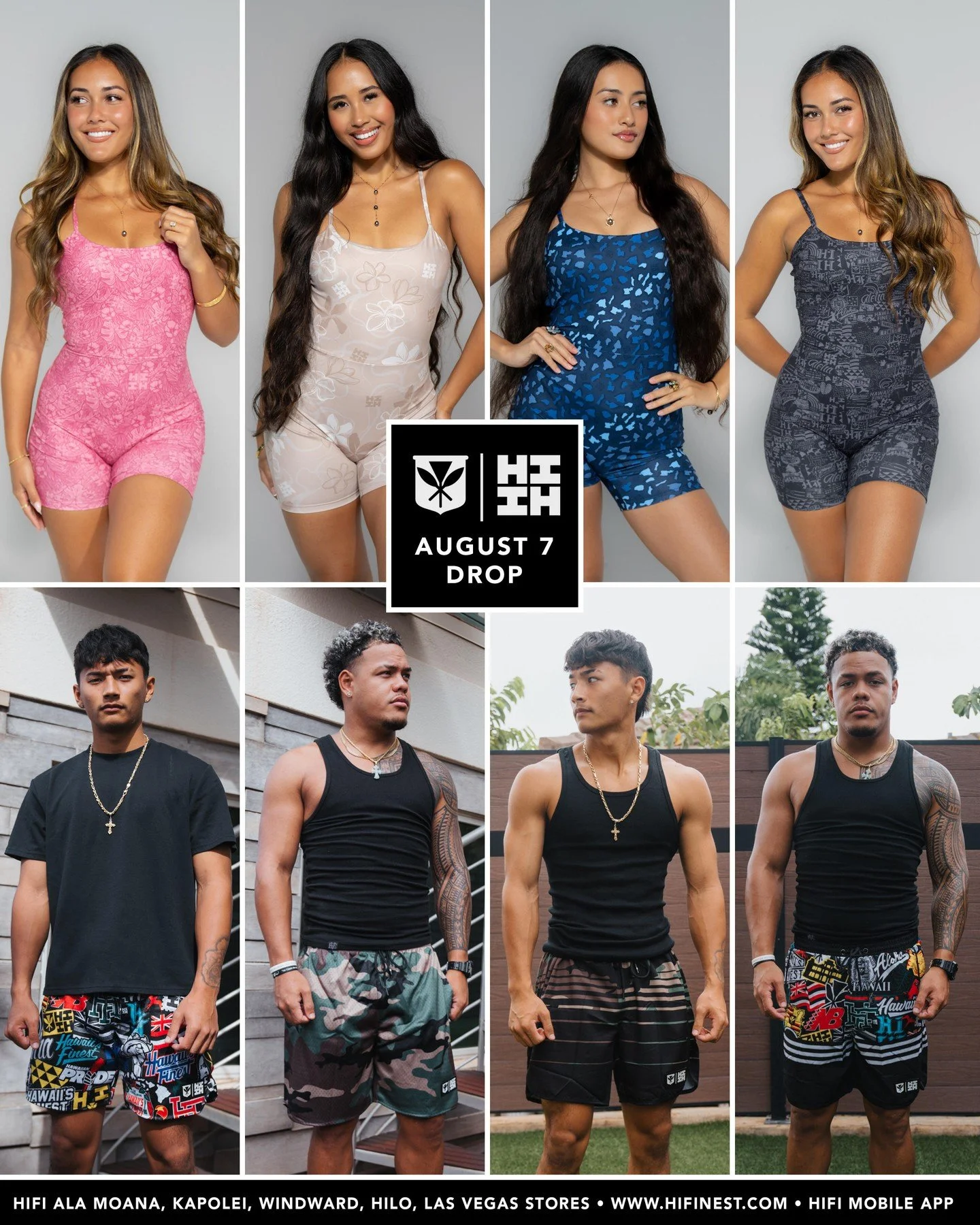 🔥 NEW DROP JUST LANDED 🔥⁠
⁠
Fresh styles. Premium comfort. Hawaii-inspired designs made for every day.Whether you're keeping it casual or making your way to the gym, this collection has you covered. ⁠
⁠
Available now in-store and online at HIFinest