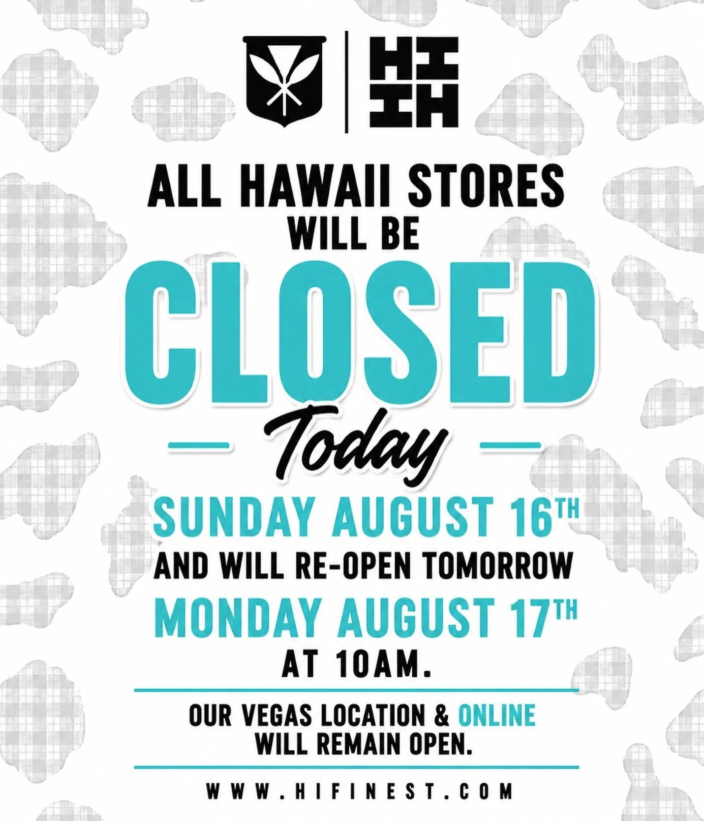 Please be safe Ohana and check on your loved ones. #HIFinest