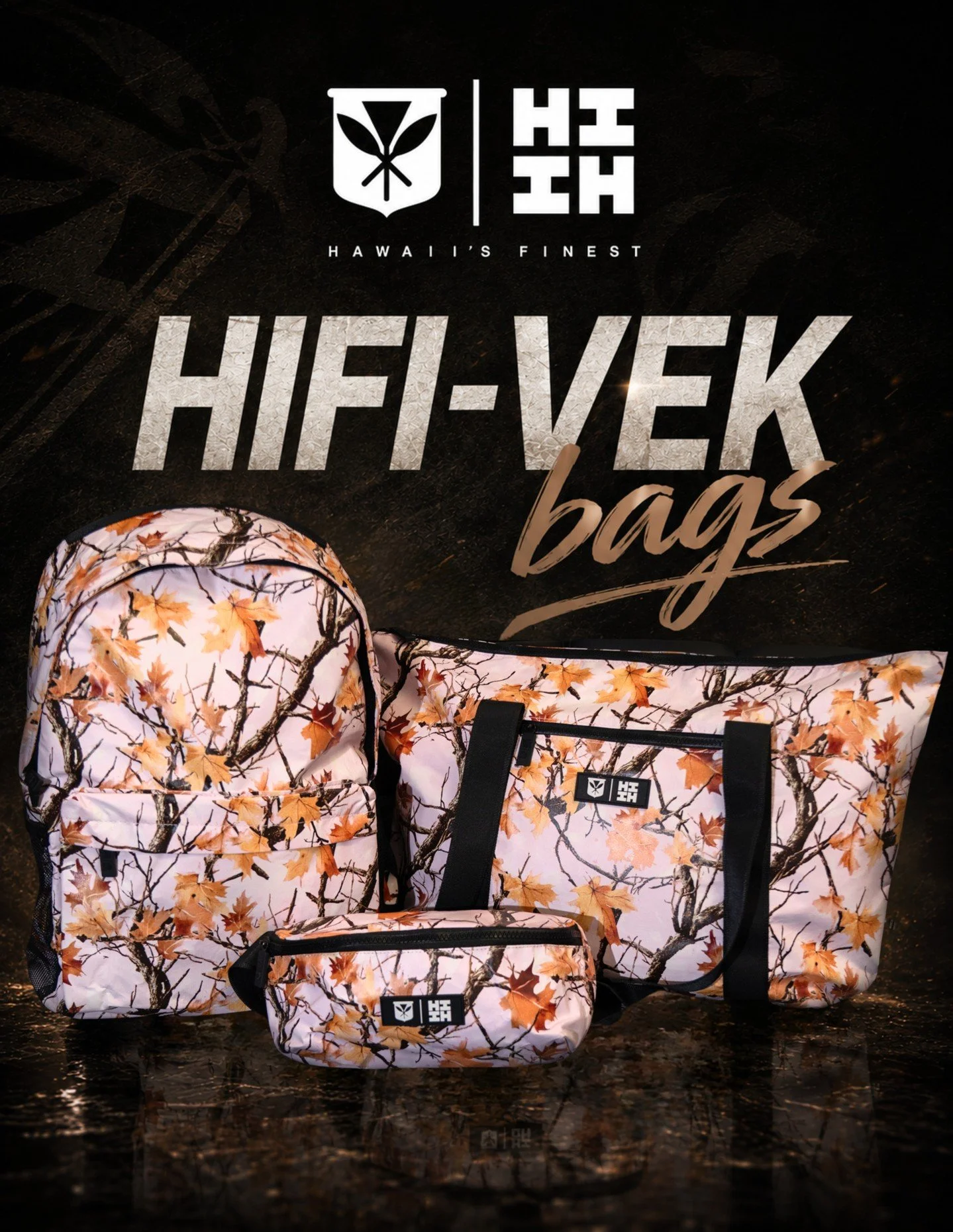 New Pink Tree Camo HIFI - Vek Bags!⁠
Back by high demand we have lightweight, durable bag made HIFI -  Vek Bags. In this collection you'll find a Backpack, Tote and Fanny. Save the date - this FRIDAY👀 #HIFinest