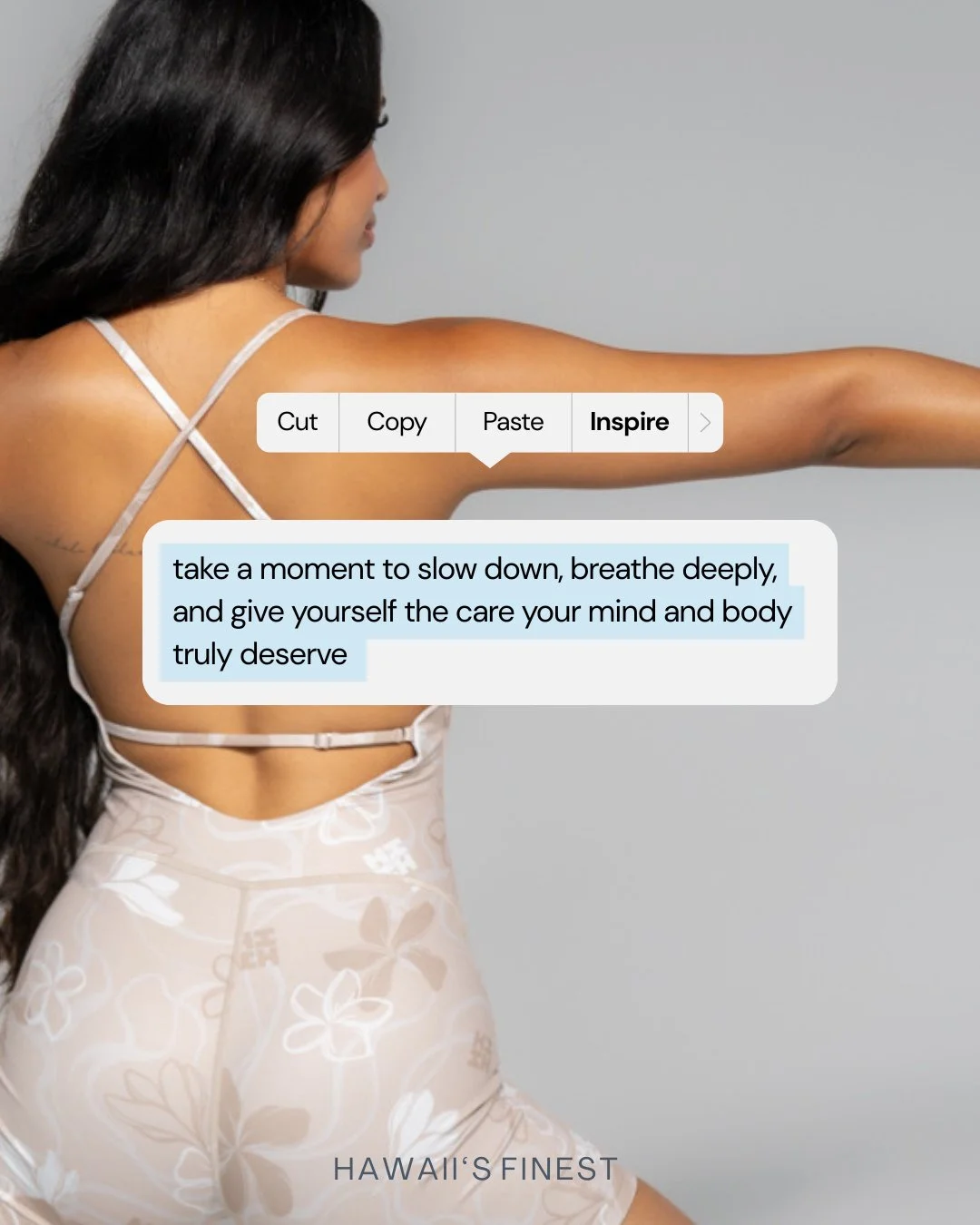 Take a moment to slow down, breathe, deeply, and give yourself the care your mind and body truly deserve. #HIFinest
