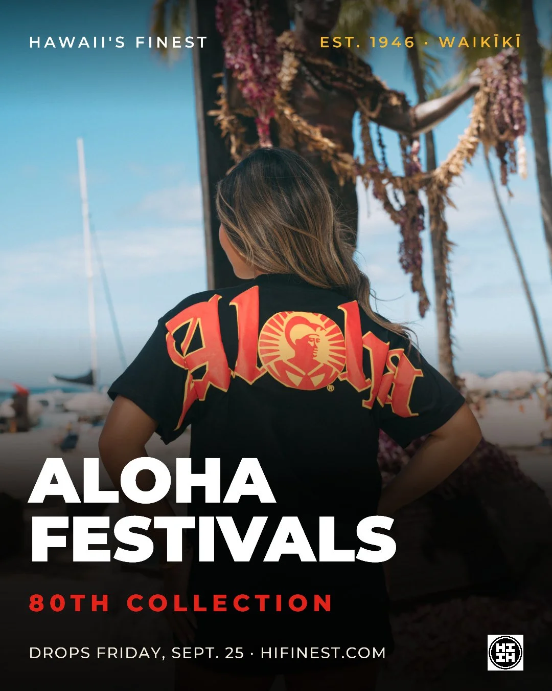 Celebrating 80 years of Aloha. 🌺⁠
⁠
The Aloha Festival Collection &mdash; made for the culture, inspired by Hawai&lsquo;i, and created to represent wherever you go.⁠
⁠
Available this Friday in store x online.⁠
#HIFinest