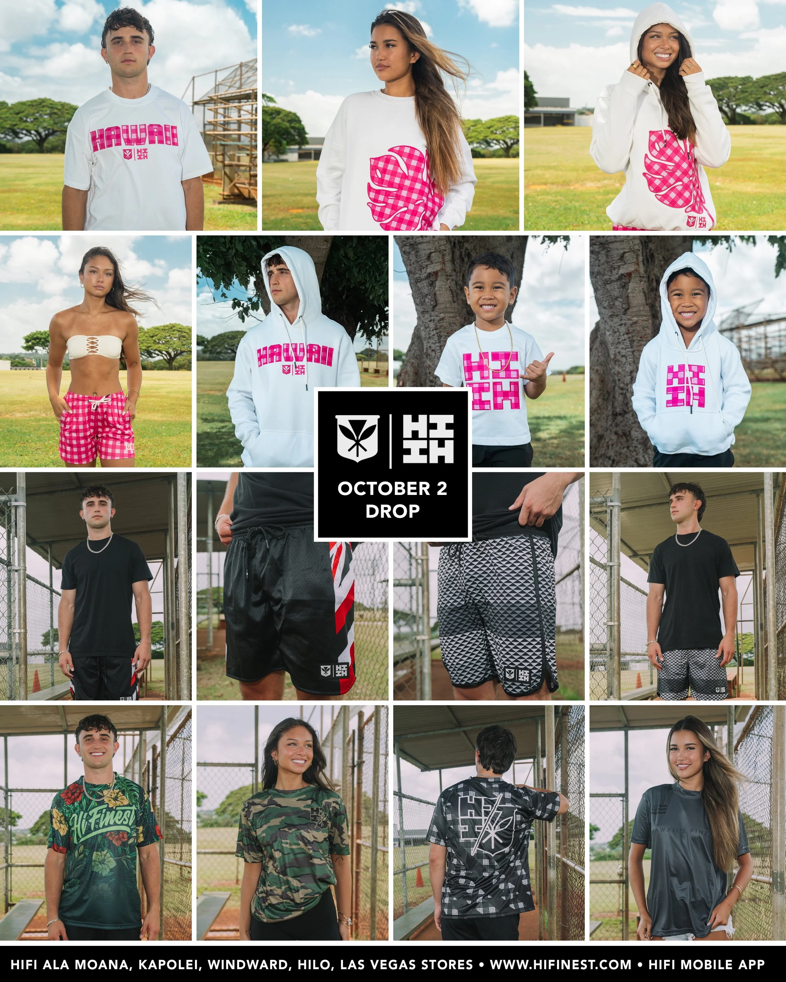 We got it going on this WEEKEND! 

Shop our newest drops from Pink Palaka Collection, Performance x Mesh Shorts, Everyday Dri-Fits, and a wide variety of Papales at The Collective by HIFI.