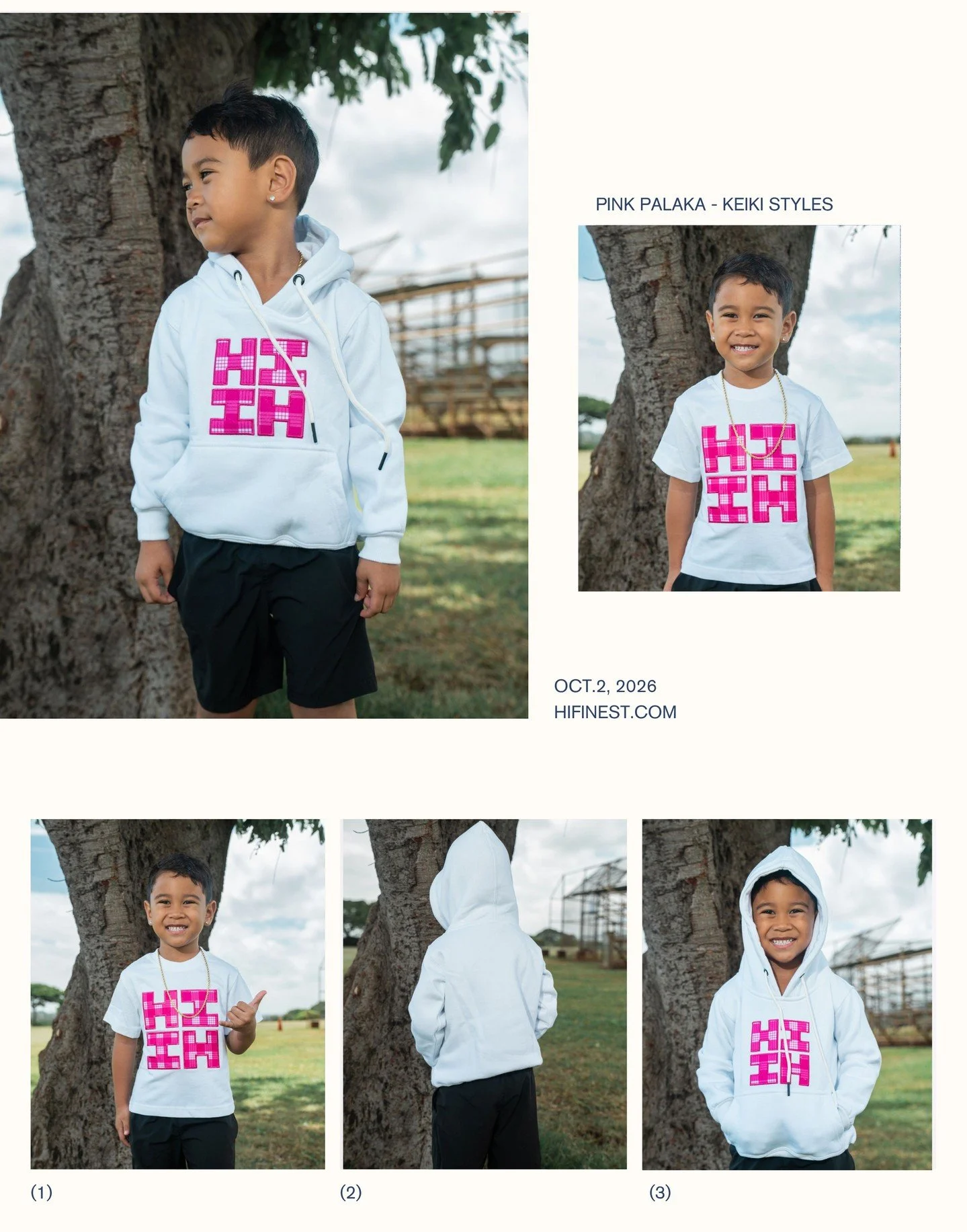 Yes, we have Keiki Styles in our Pink Palaka Collection. ⁠
Shop in store x online. #HIFinest