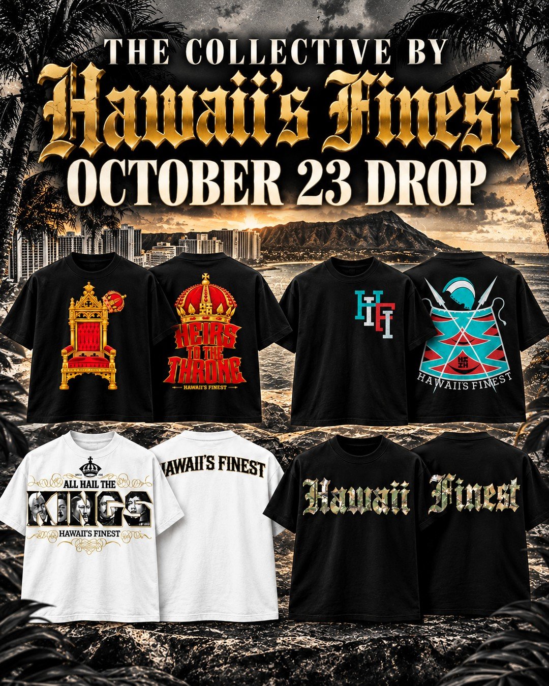 We bringing the 🔥 this Friday at #TheCollectivebyHIFI⁠
⁠
Shop there 4 newest designs in store x online in Ka Makana Ali'i Store.