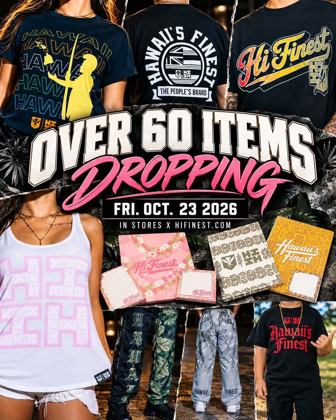 OVER 60 ITEMS DROPPING TODAY! 
Swipe to see what we got going on today. #HIFinest