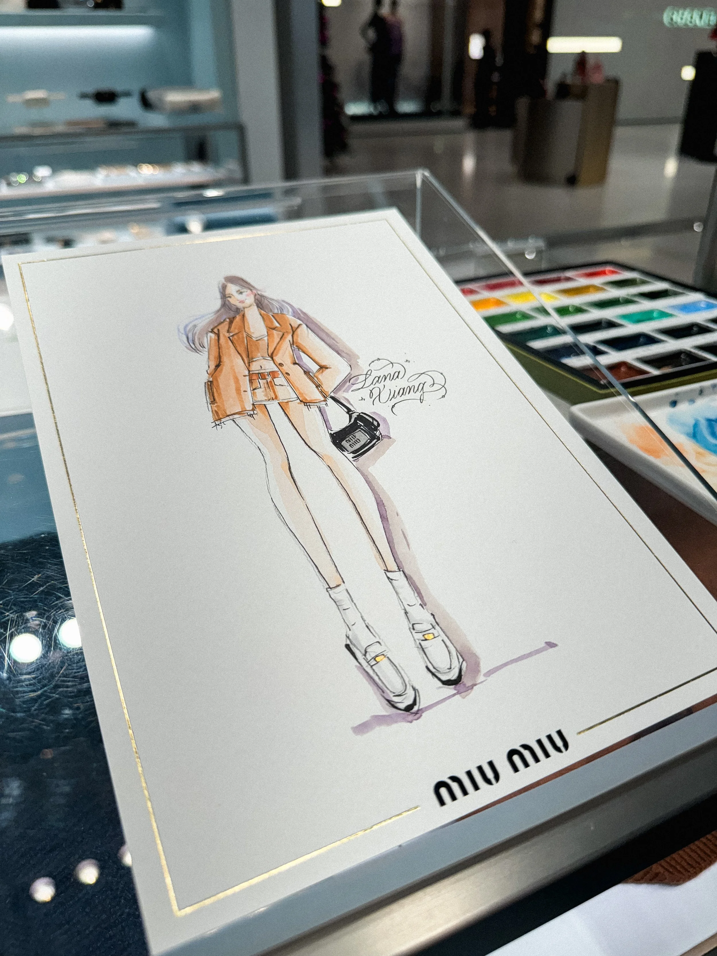 Miu Miu | Live Illustration