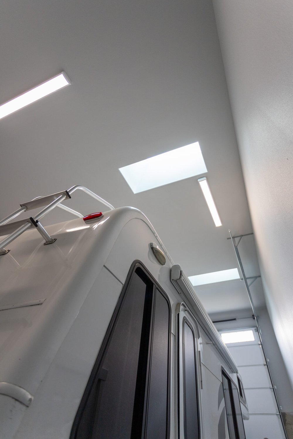 skylights on side of ceiling in rv garage albany oregon