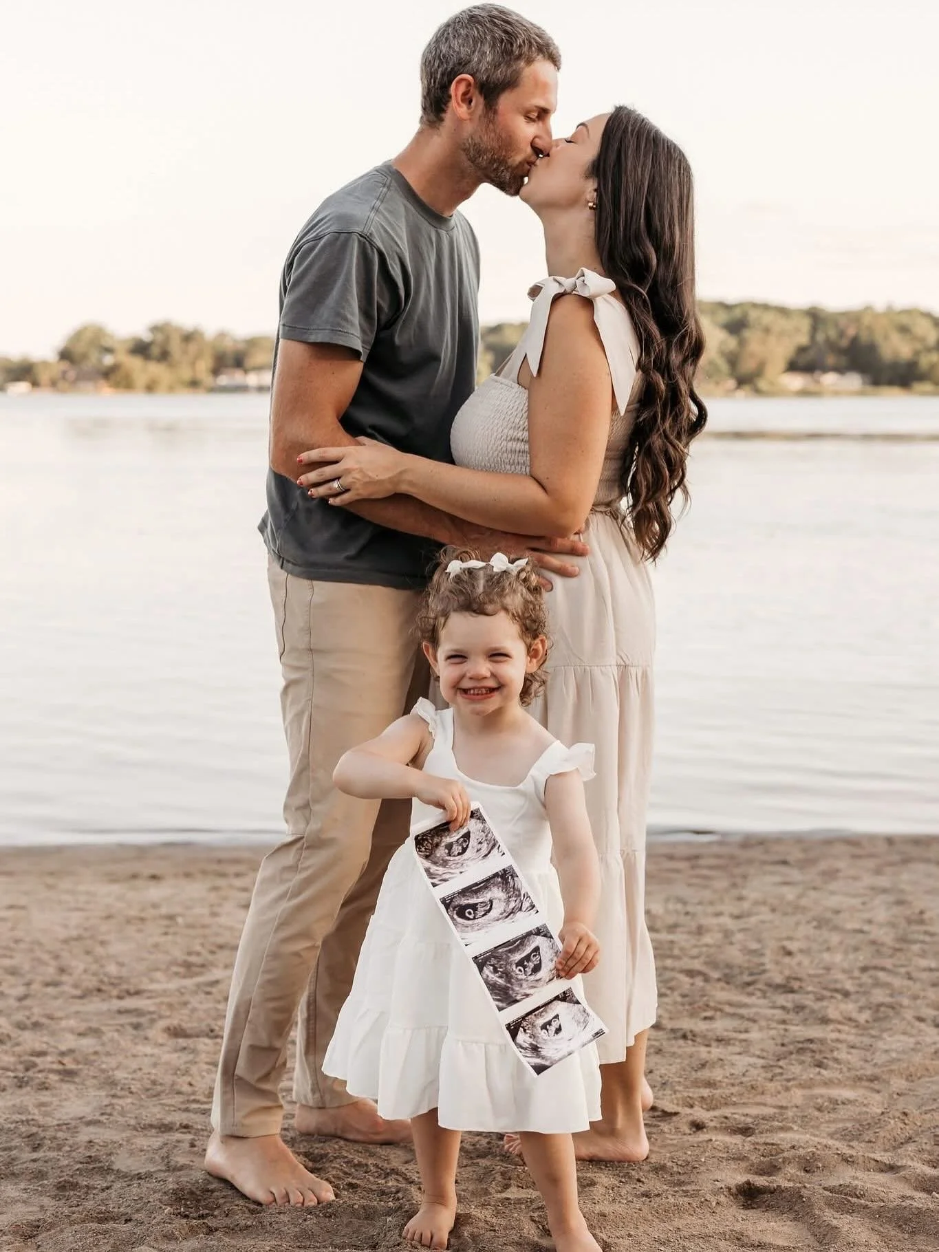 I had the honor of photographing one of my besties and her sweet little family of three&hellip; who are soon becoming a family of four! 

Capturing their announcement photos felt like freezing joy in time &mdash; the excitement in their smiles, the g
