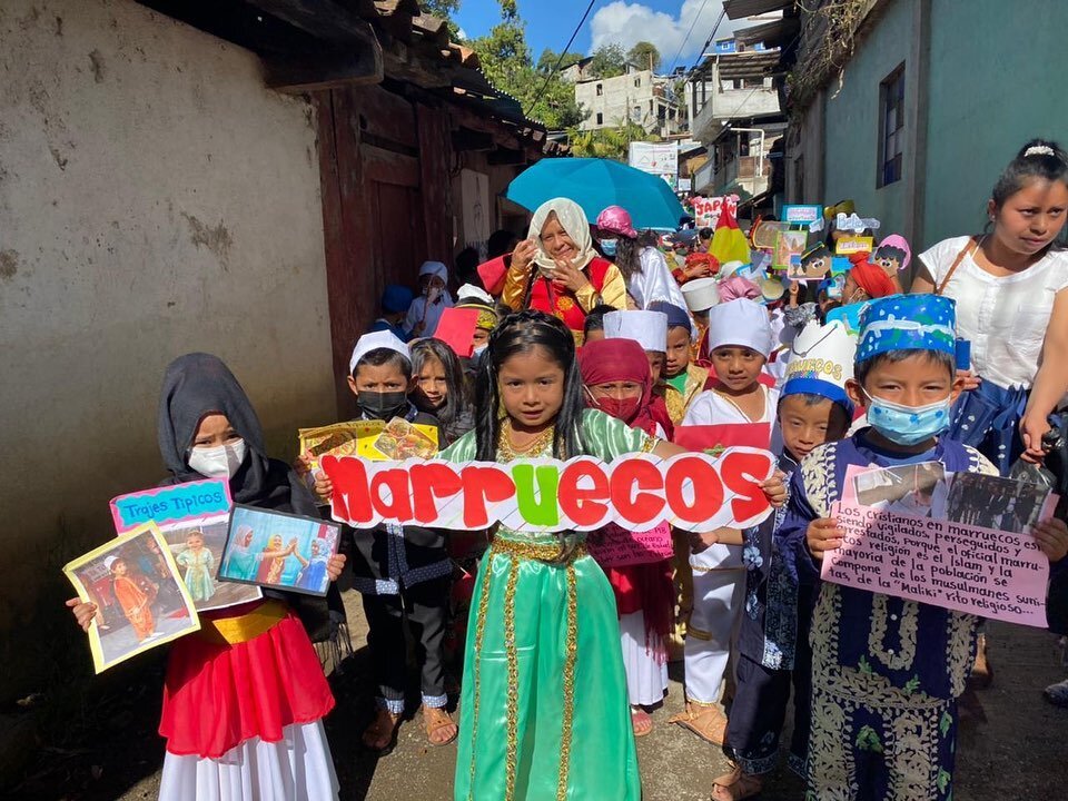 Colegio Horeb students participated in a parade today in celebration of the Month of the Bible. God&rsquo;s Word is a shining light to all the nations!

#colegiohoreb
#cotzalguatemala