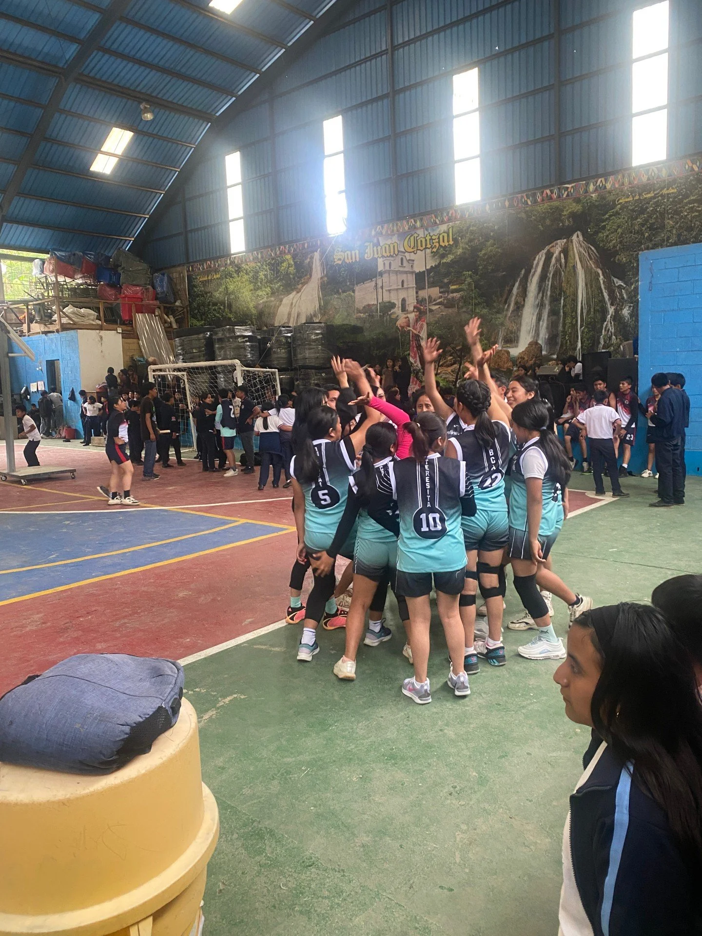Photo Update from Colegio Horeb!

Recent moments of school life include: a basketball game with the middle school girls, students planting in the school garden, and a special activity where local institutions visited the school to raise awareness on 