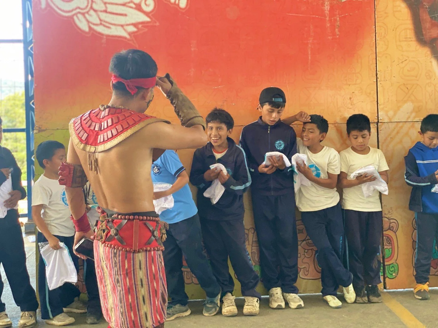 Students at Colegio Horeb had the opportunity to experience a piece of Maya history this week.

Representatives from Guatemala&rsquo;s Ministry of Culture and Sports visited the school to demonstrate the traditional Maya ball game. The game existed l