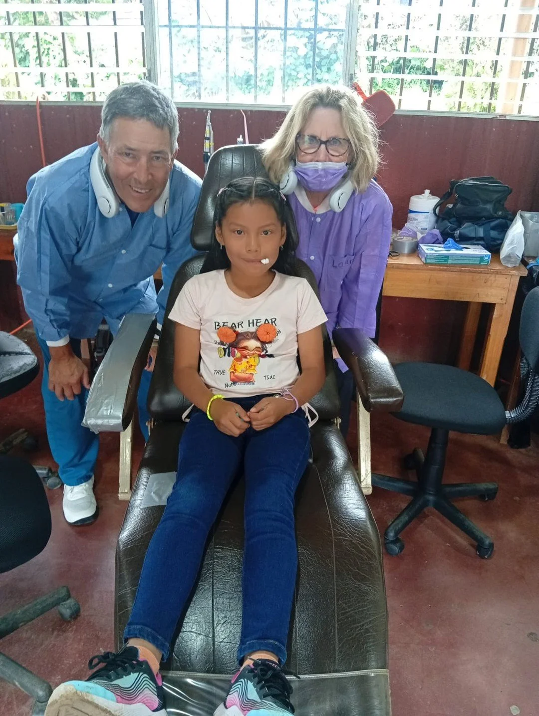 The Dental Team is providing care in San Juan Cotzal this week. These photos show team members examining and treating children and students during the visit.

One thing that has stood out is the gratitude of the moms and dads. It is hard for a parent