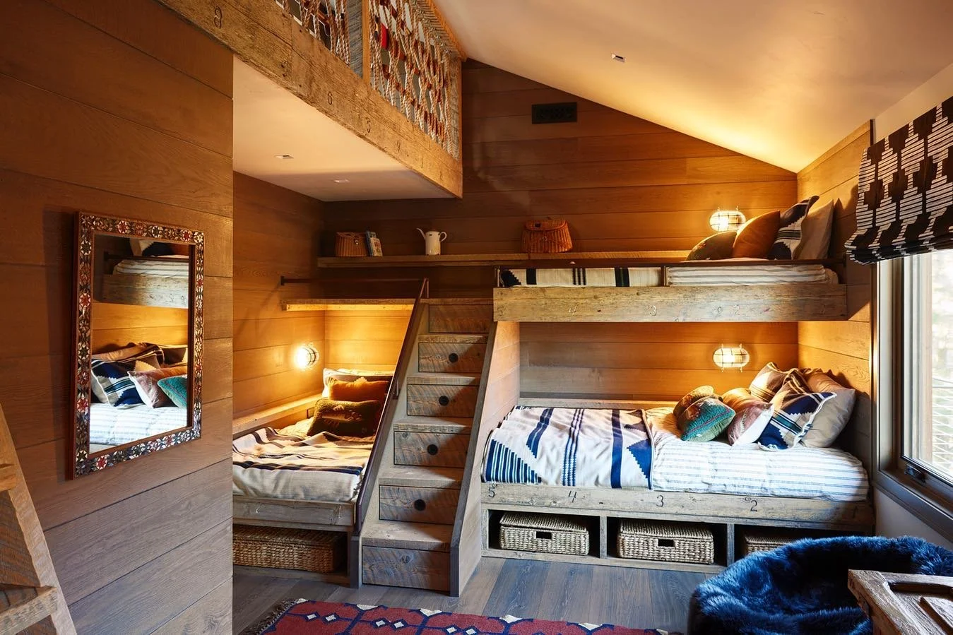 A very Bendy kid&rsquo;s bunk room #inbend 📷 @matty_sartain  Design by @macfeedesign  Exceptional woodworking by: @dougwhite51  Architect: @cookarchds