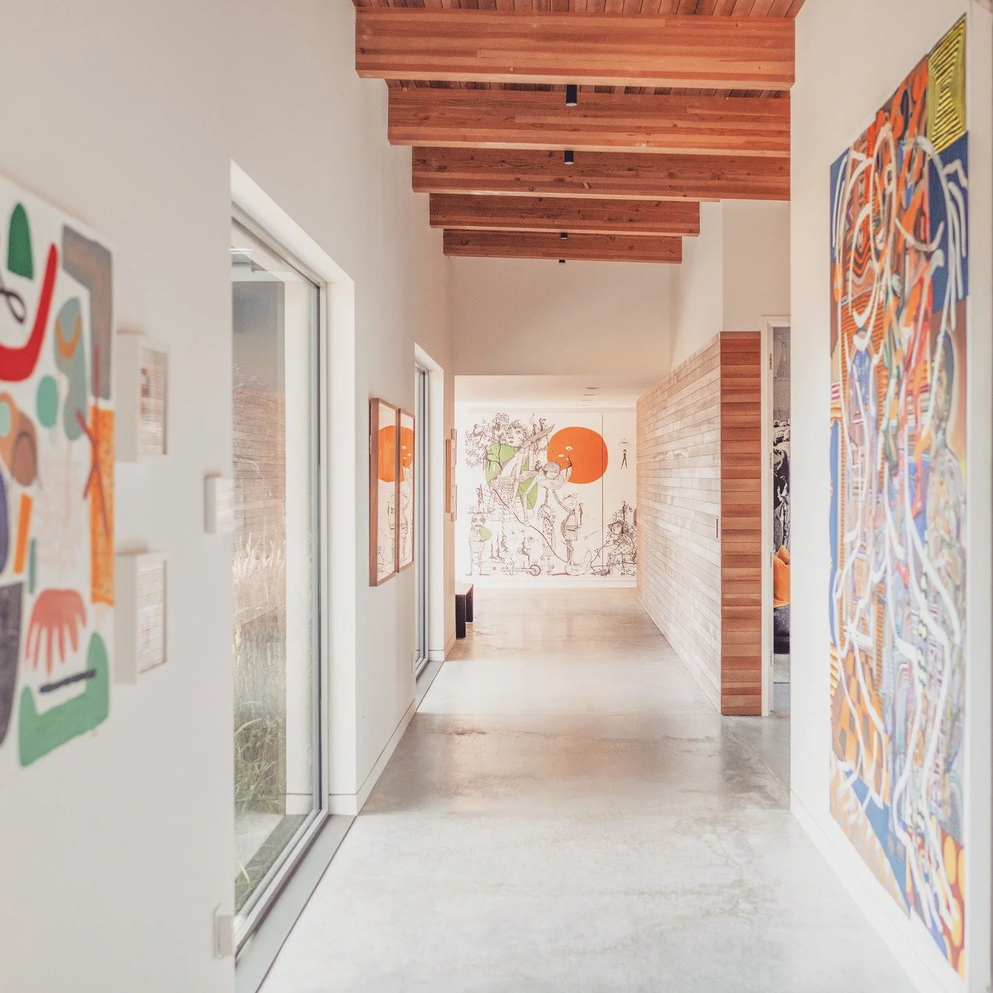 When your home becomes your personal art gallery.