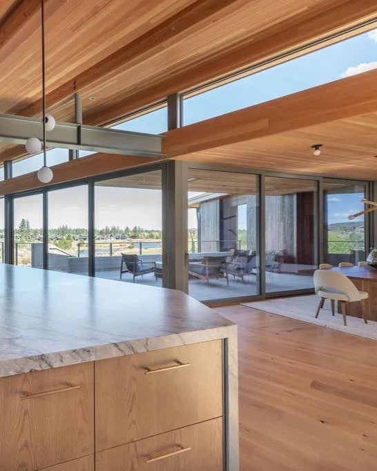 Redfin just published a look at how American home design has evolved over the last four hundred years, and they asked us to weigh in on the newest chapter. Mountain modern.

Cleaner rooflines, expansive glass, and a restrained mix of wood, steel, and