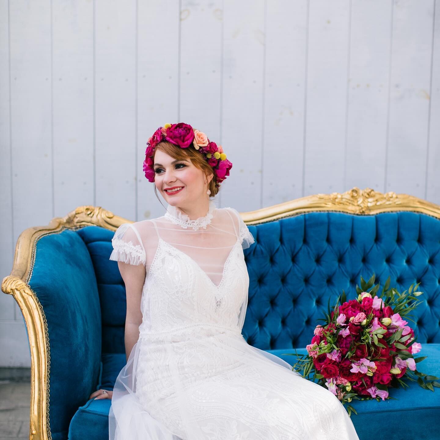 Roses are red, violets are blue - this is a reminder to add a pop of color to your day too! 

Happy Valentine&rsquo;s Day ❤️

Venue @eventsatgrove 
Photography @zevfisherphotography 
Florals @flouer_specialtyevents 
Dress @shopbellasera 
Makeup @make