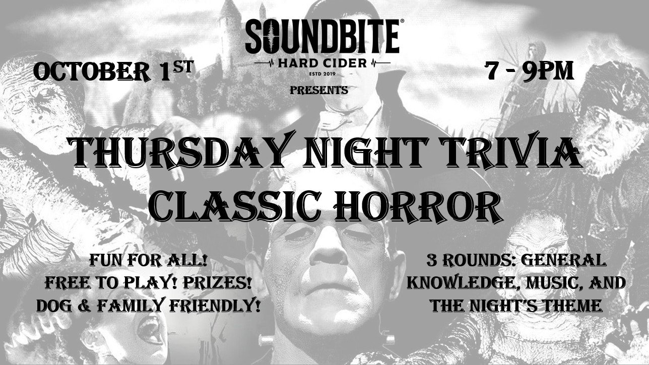 Thursday Night Trivia: Classic Horror