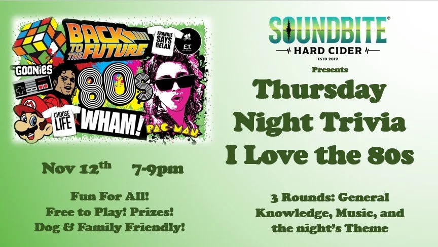 Thursday Night Trivia: I Love the 80s