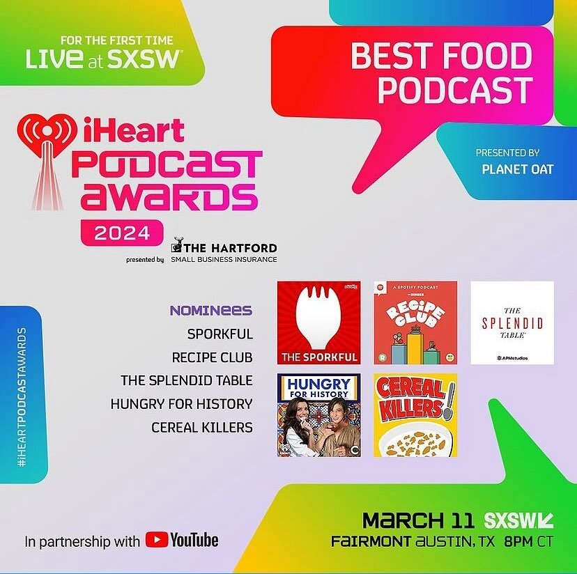 I&rsquo;m so proud of our show @evalongoria and could not be more honored or excited about this nomination! 

#hungryforhistory #mycultura #iheartawards #sxsw
